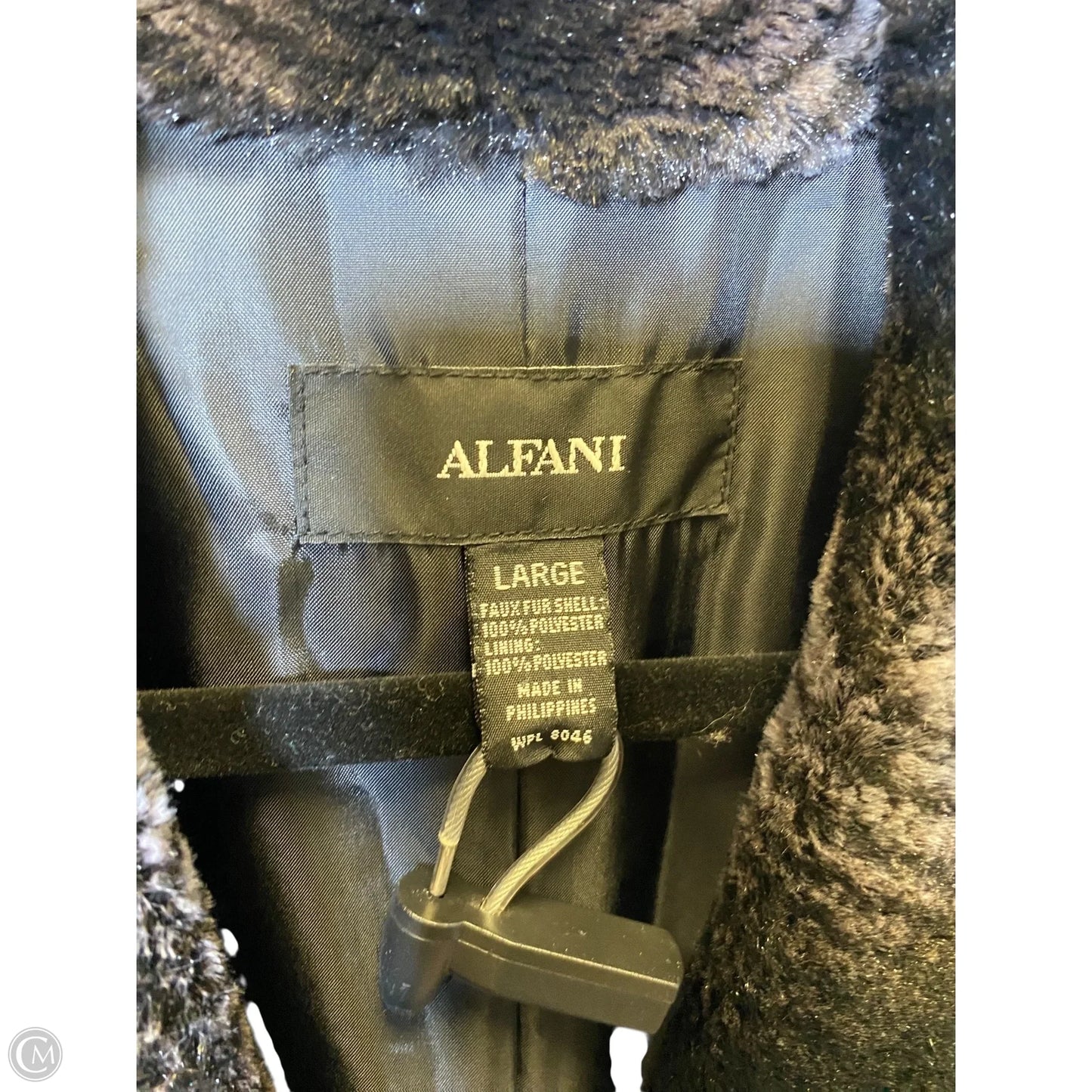 Vest Faux Fur & Sherpa By Alfani In Animal Print, Size: L