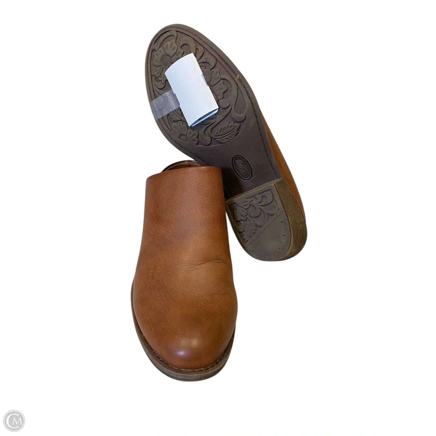 Shoes Heels Block By Sofft In Brown, Size: 9