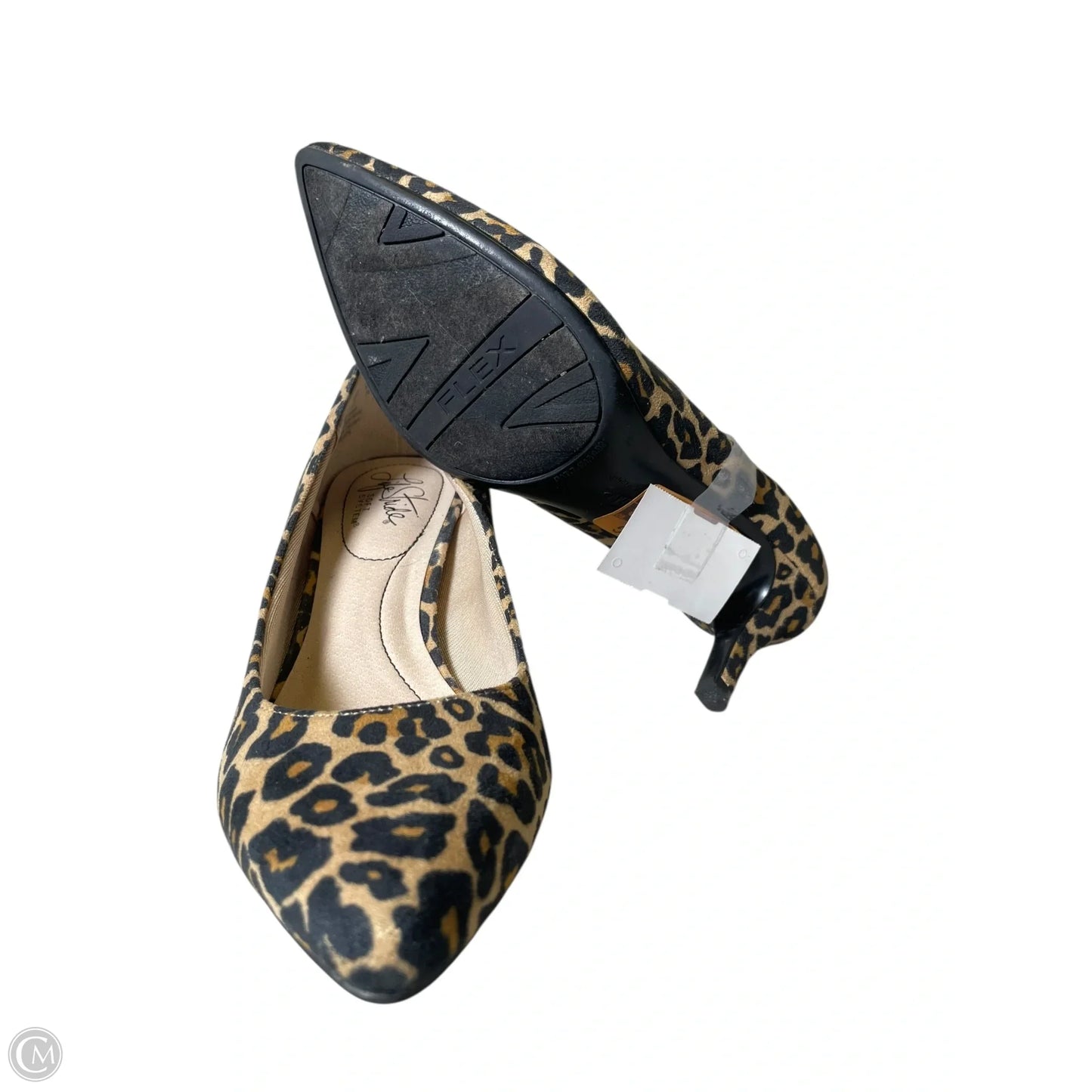 Shoes Heels Kitten By Life Stride In Animal Print, Size: 7