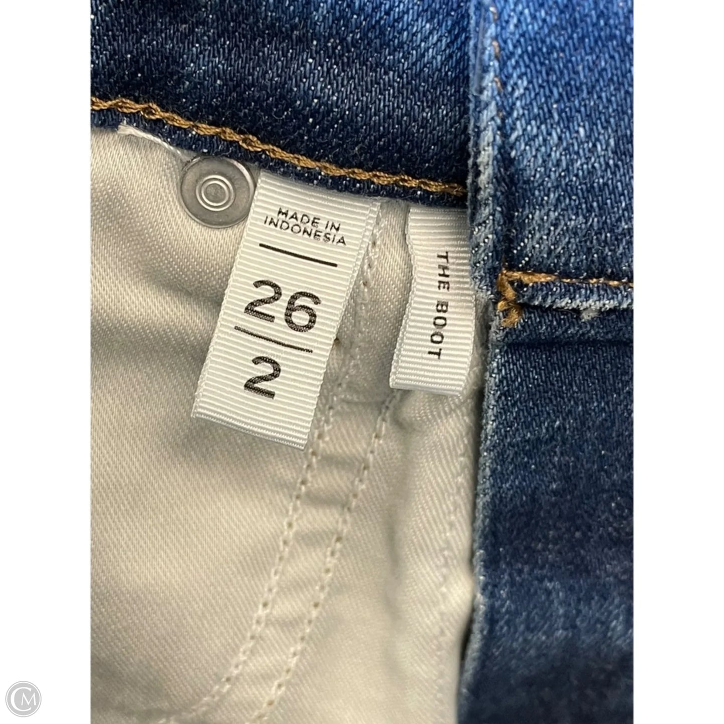 Jeans Boot Cut By Loft In Blue Denim, Size: 2