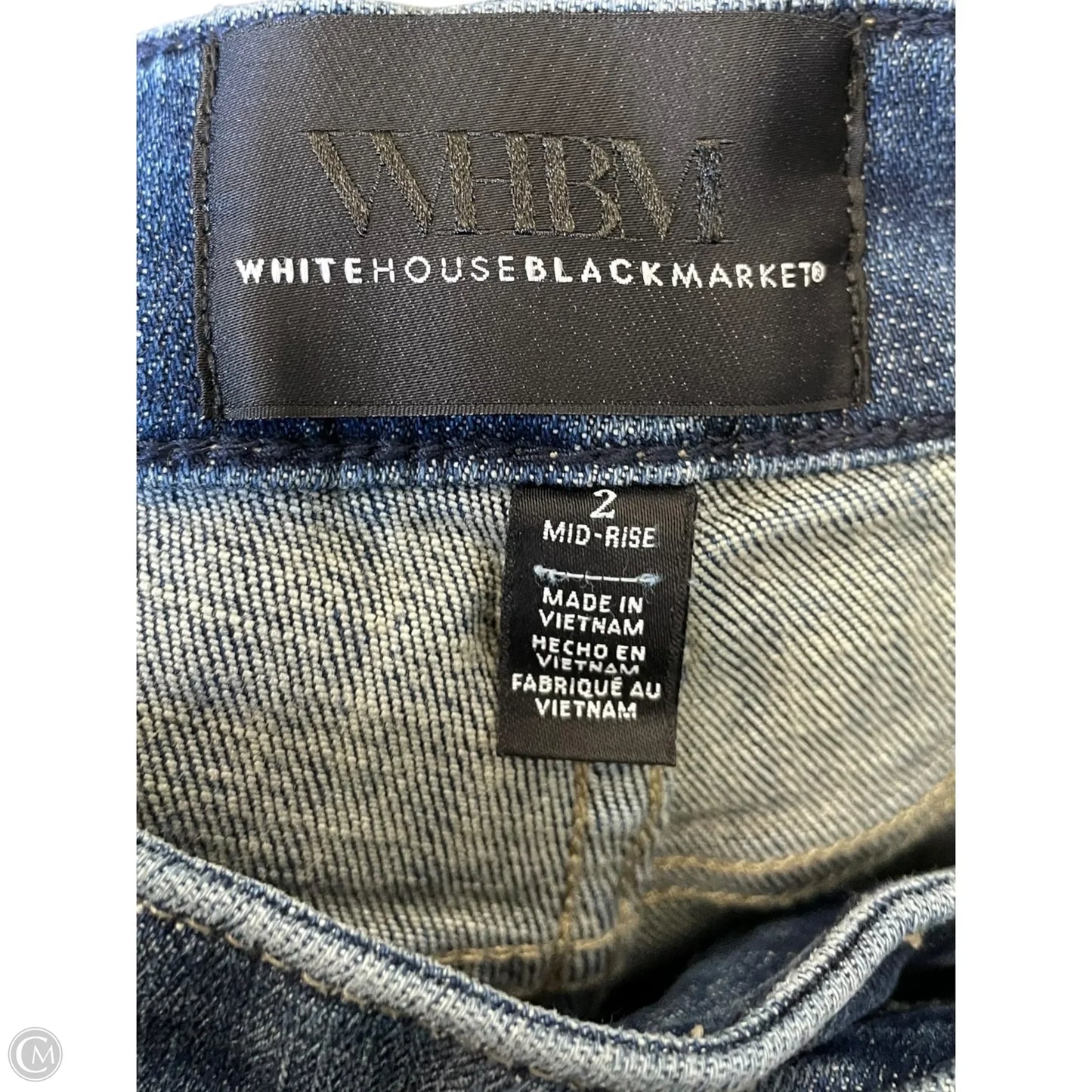 Jeans Boot Cut By White House Black Market In Blue Denim, Size: 2