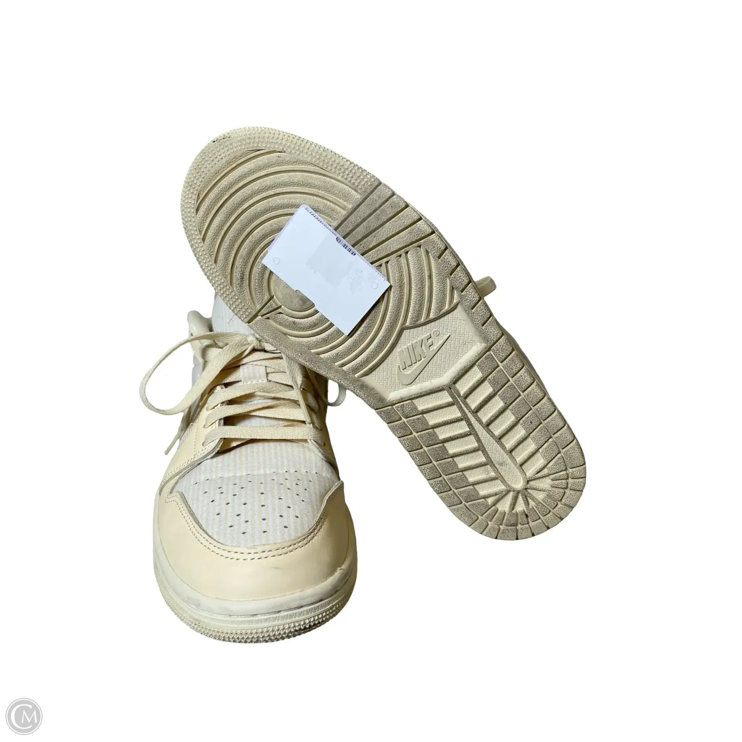 Shoes Sneakers By Nike In Pink & Yellow, Size: 9