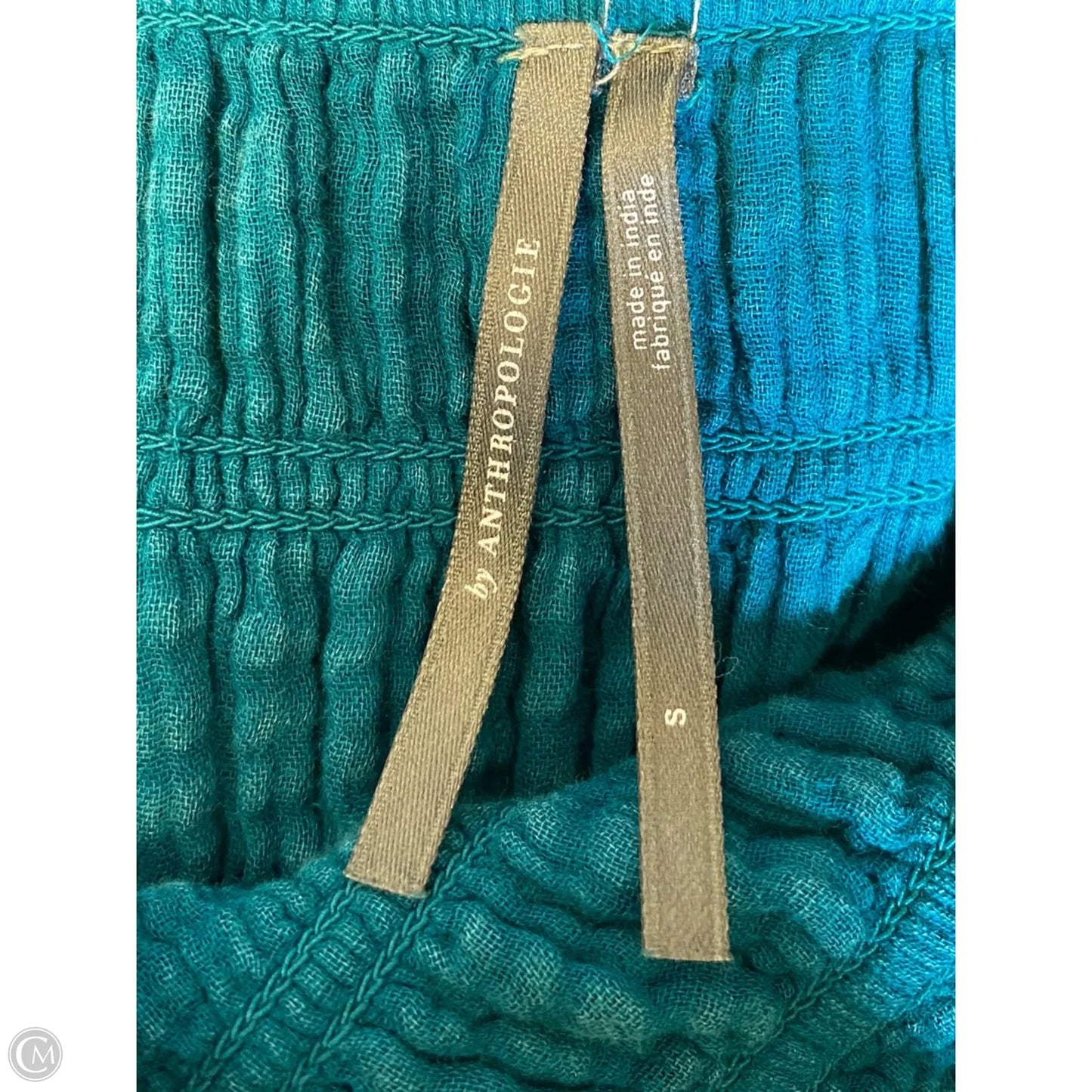 Dress Casual Maxi By Anthropologie In Teal, Size: S