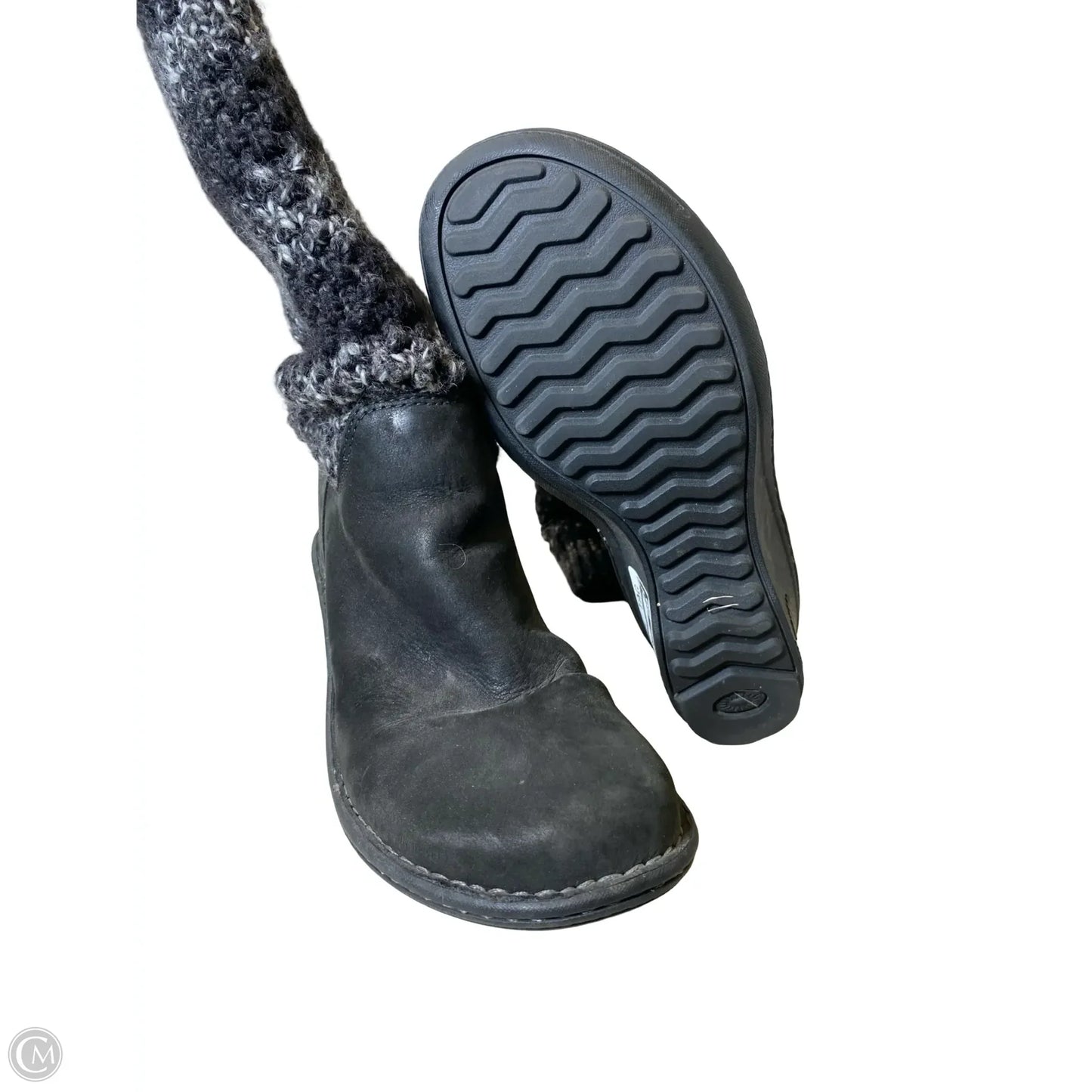 Boots Designer By Ugg In Black & Grey, Size: 9