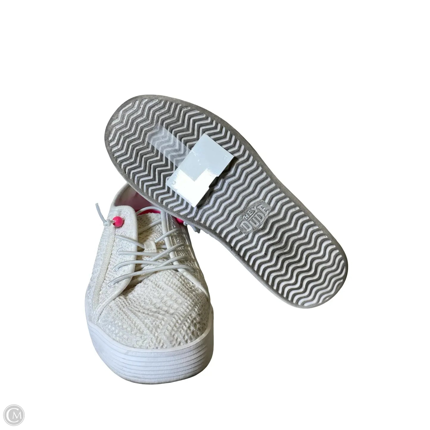 Shoes Sneakers By Hey Dude In Blue & Pink, Size: 8