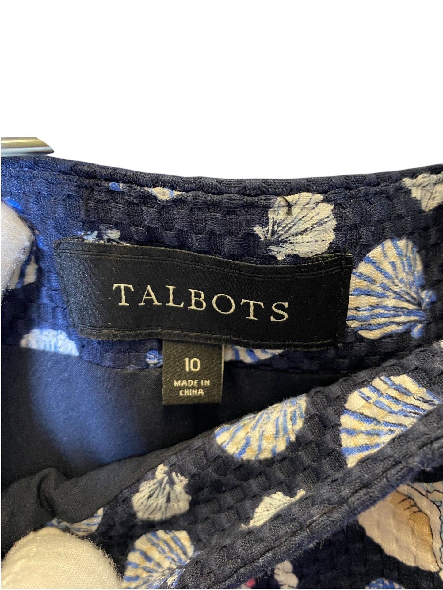 Skirt Midi By Talbots In Blue & Pink, Size: 10