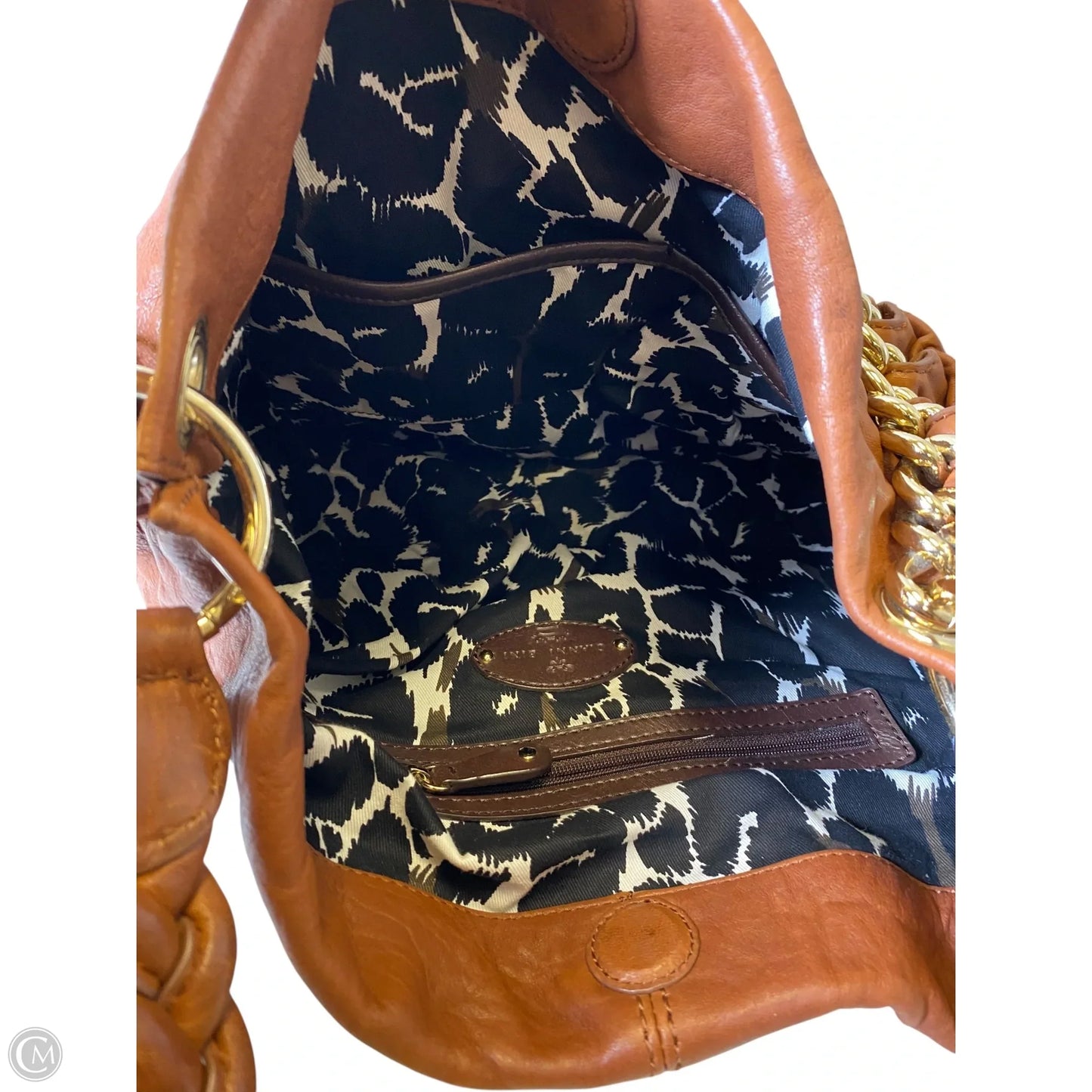 Handbag Leather By Gianni Bini, Size: Medium