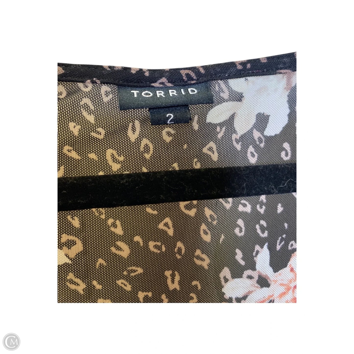 Blouse Long Sleeve By Torrid In Floral Print, Size: 2x