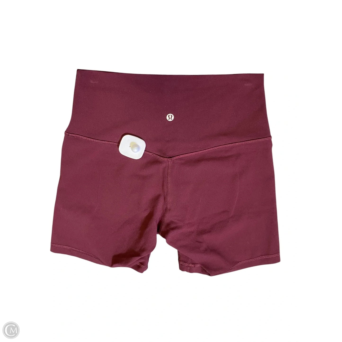 Athletic Shorts By Lululemon In Red, Size: M