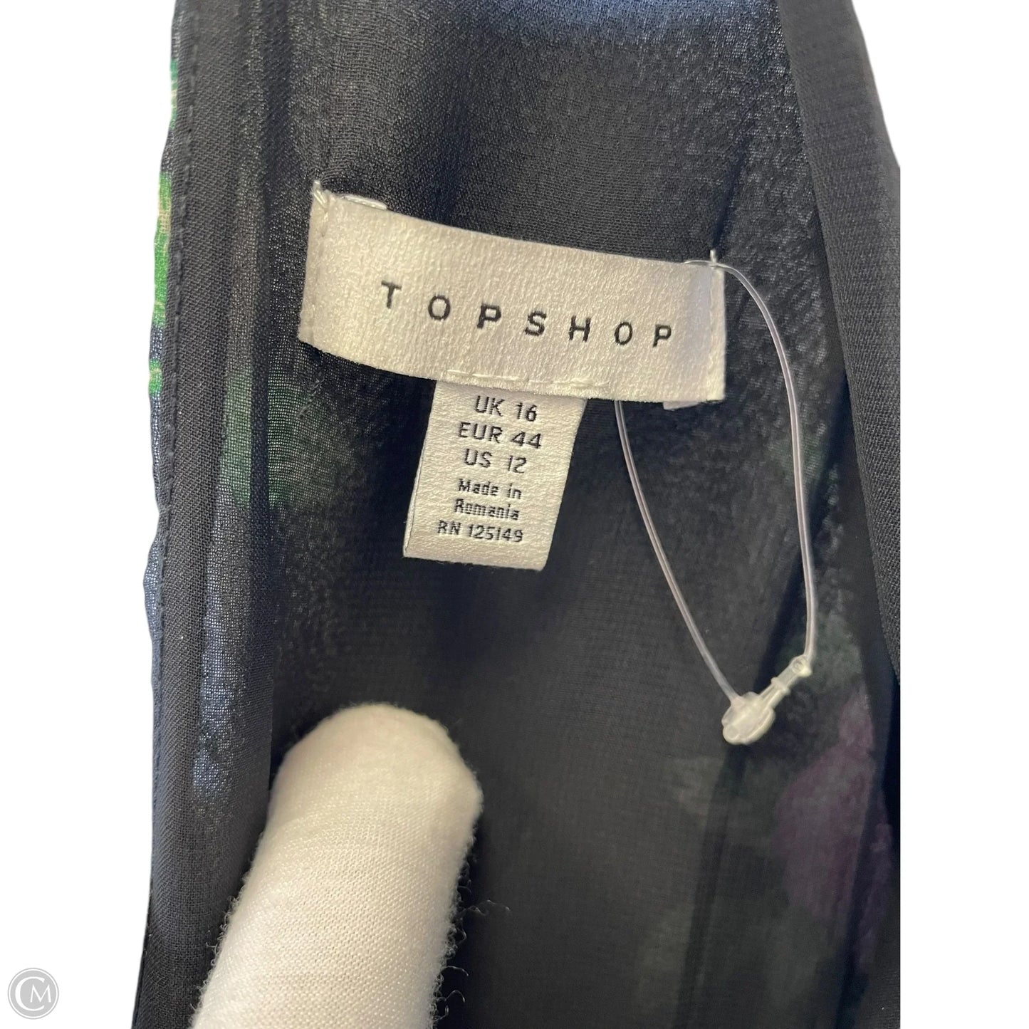 Dress Party Midi By Top Shop In Floral Print, Size: Xl