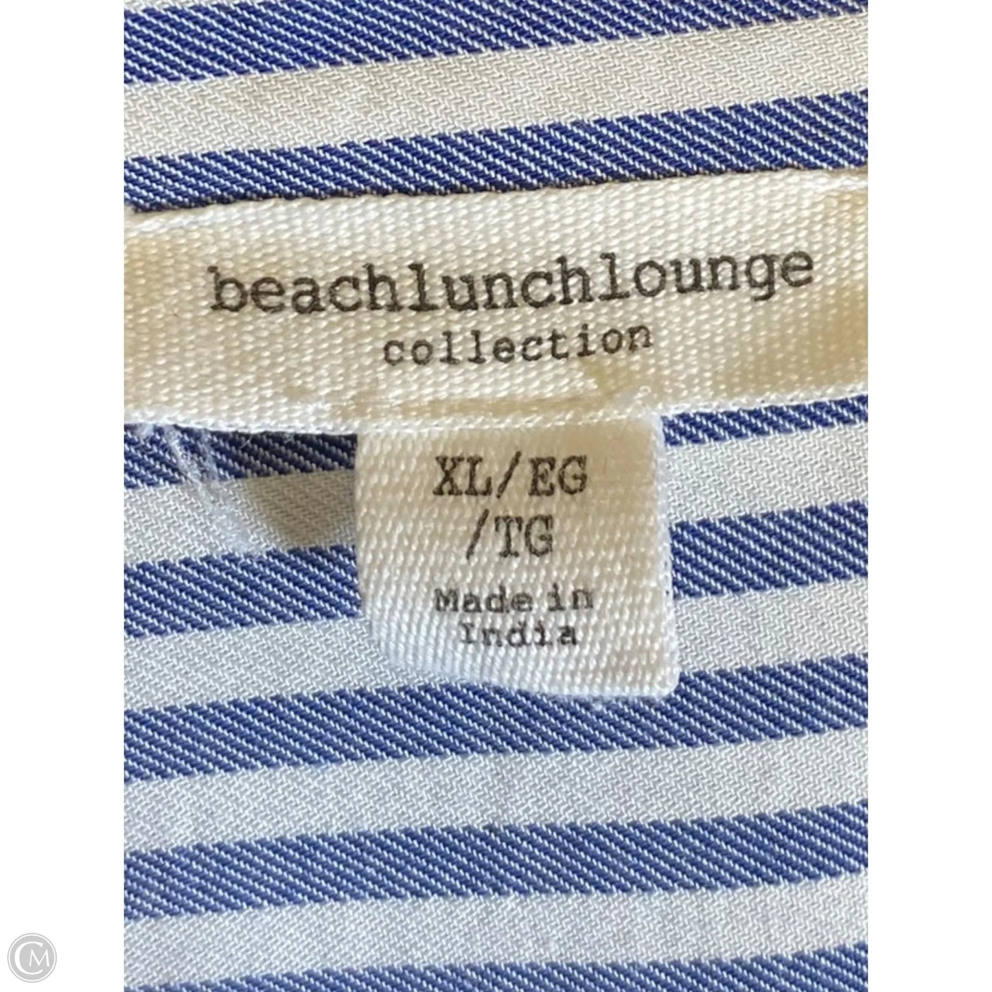 Top Long Sleeve By Beachlunchlounge In Striped Pattern, Size: Xl