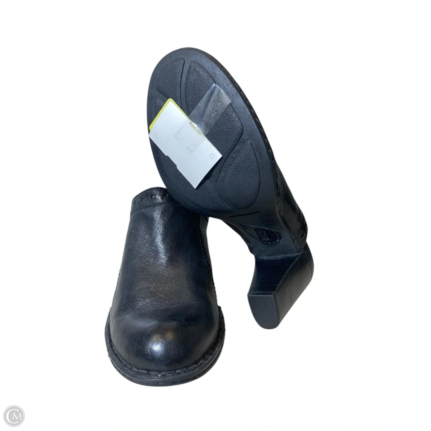 Boots Ankle Heels By Born In Black, Size: 7