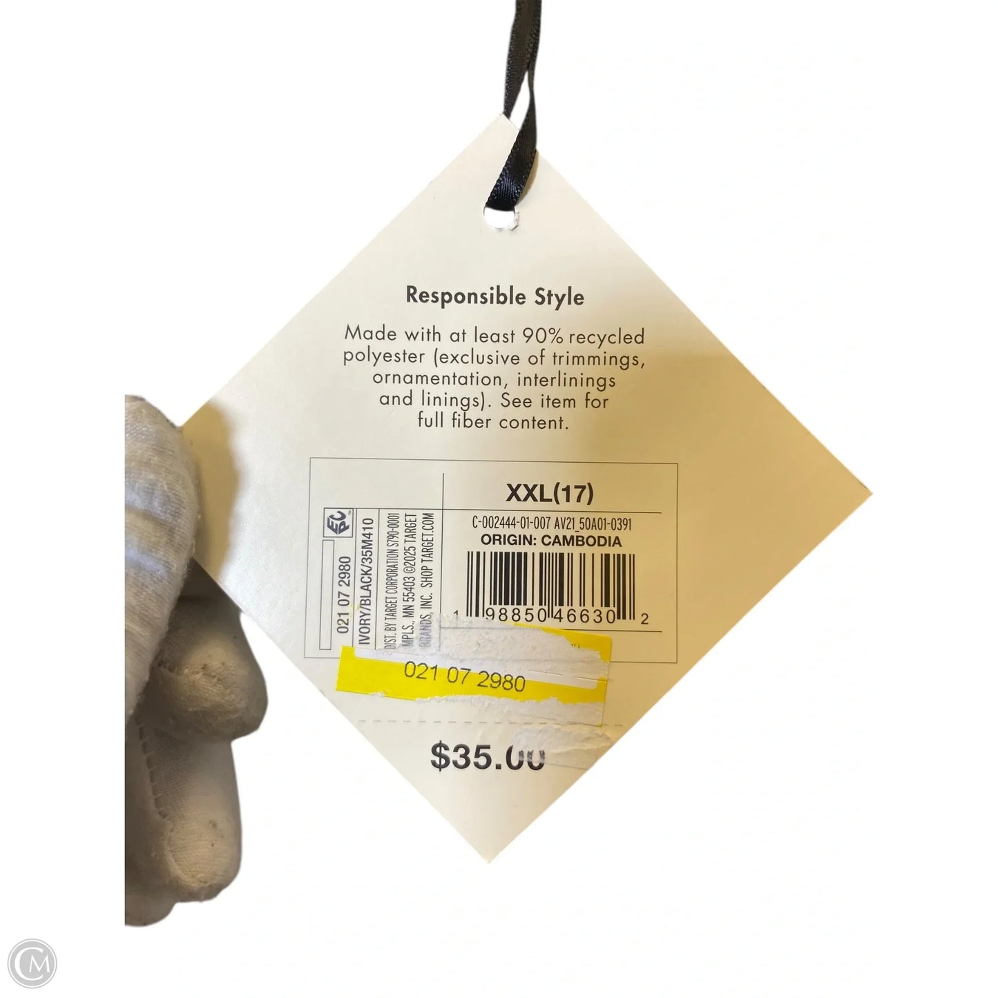 Skirt Midi By Ava & Viv In Black & White, Size: Xxl