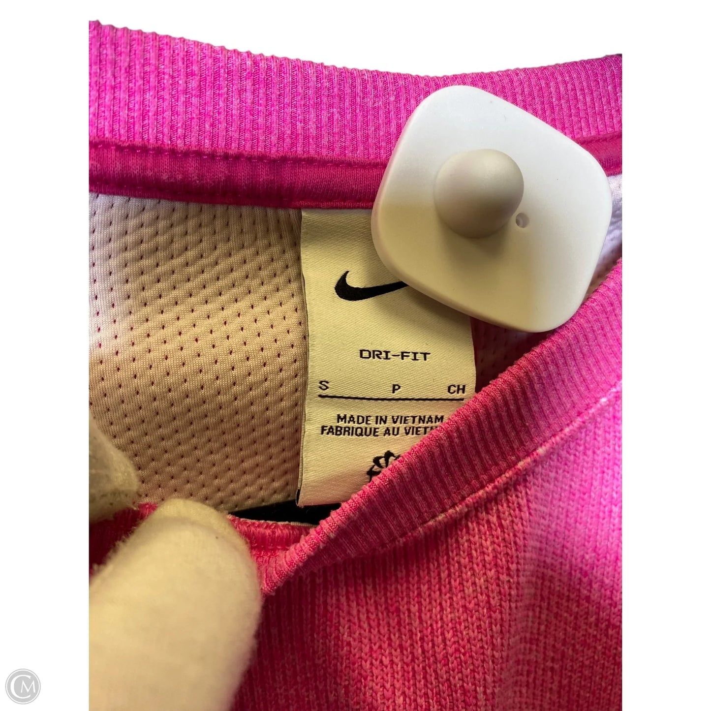 Athletic Sweatshirt Crewneck By Nike In Pink, Size: S
