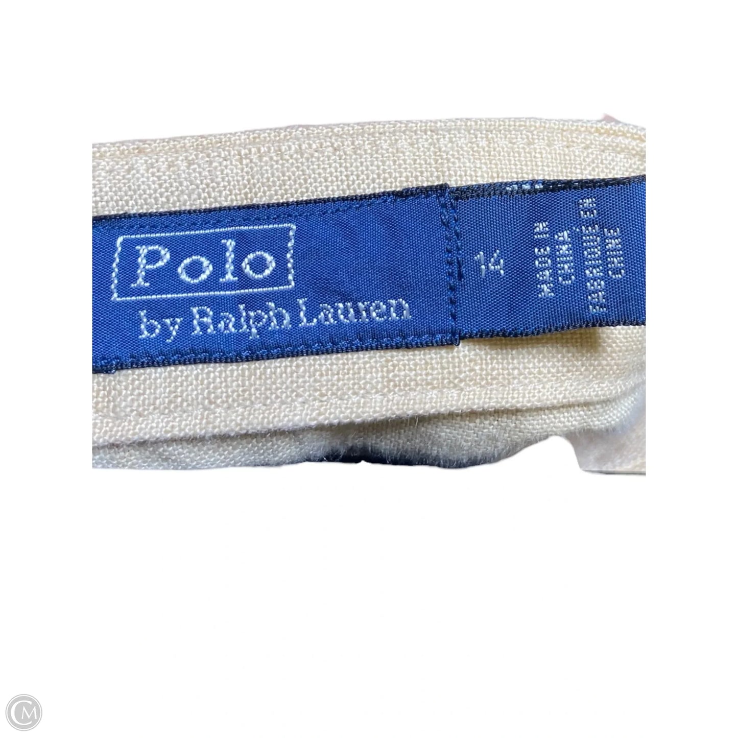 Skirt Midi By Polo Ralph Lauren In Beige, Size: 14