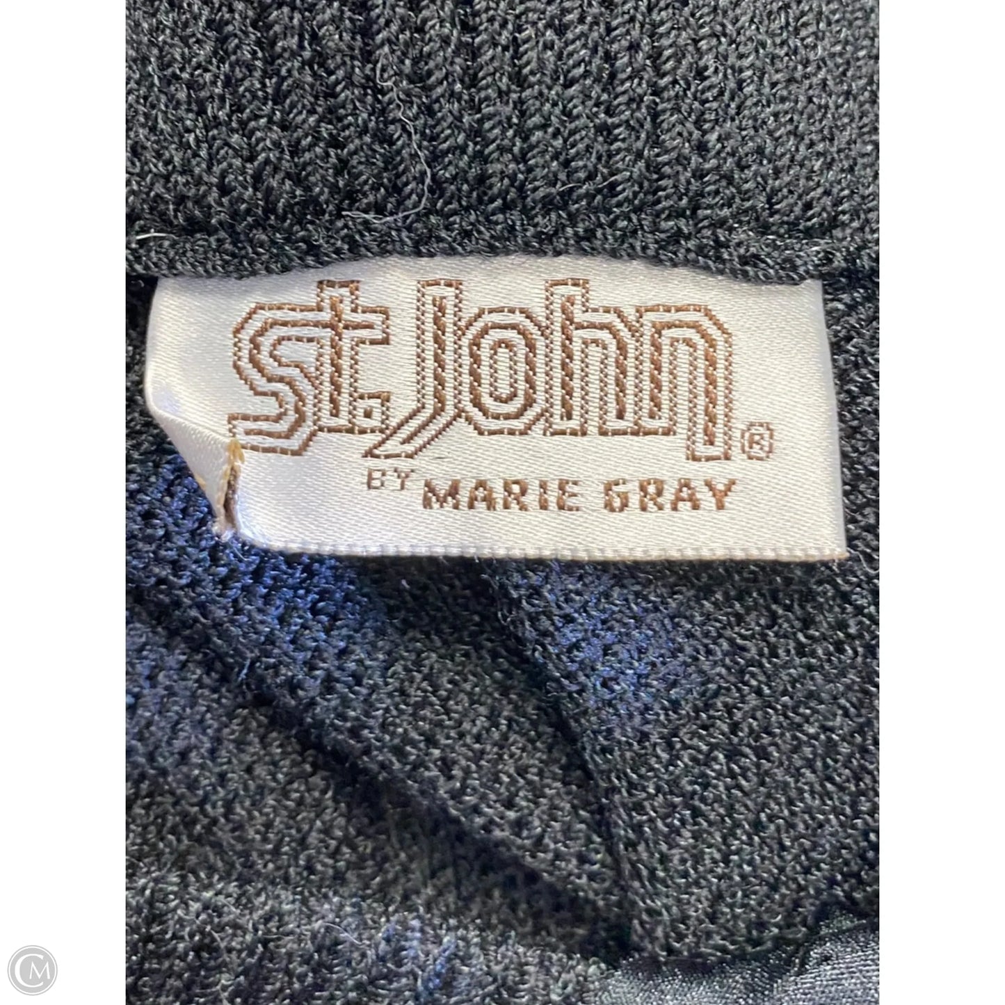 Dress Luxury Designer By St John Collection In Black, Size: S