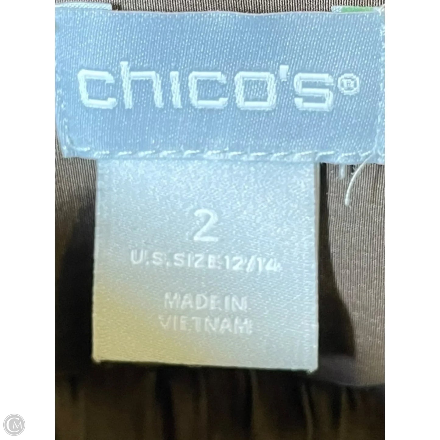 Top Short Sleeve By Chicos In Brown, Size: 2