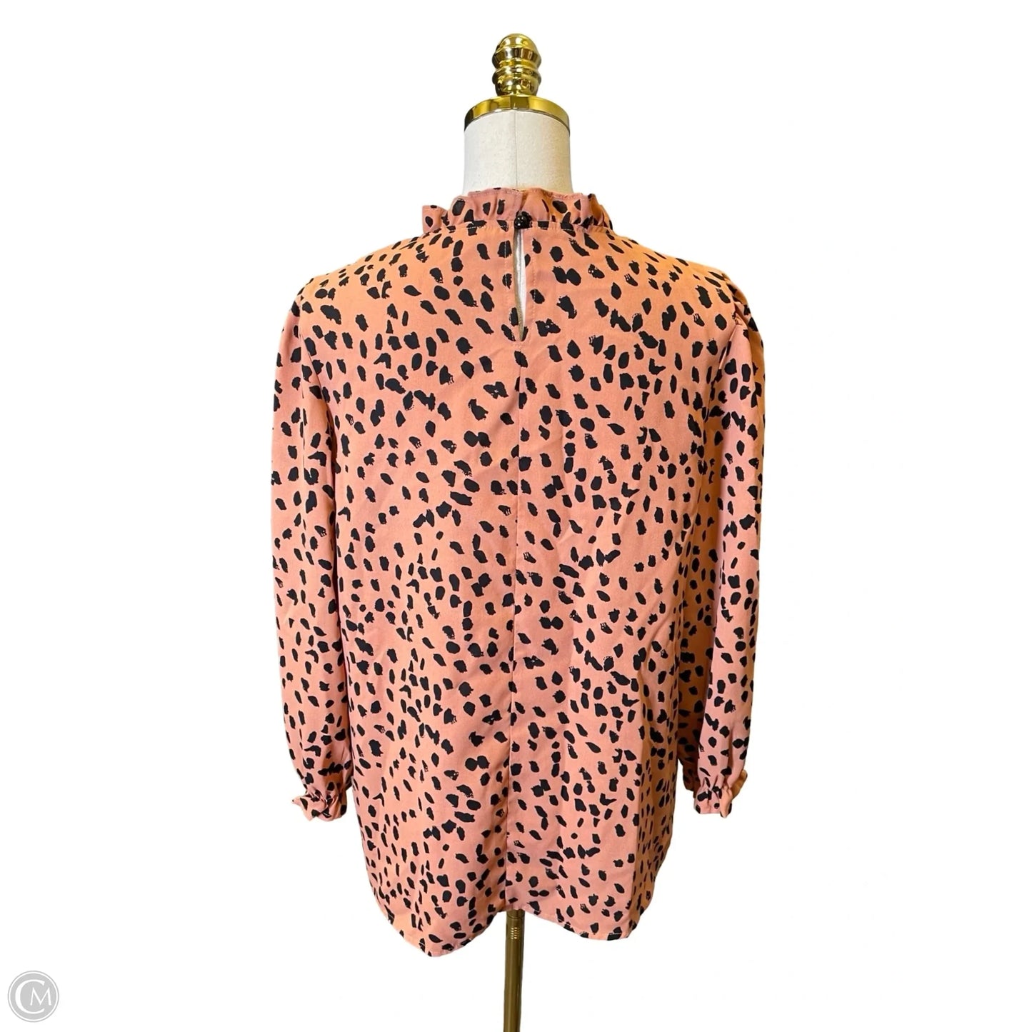 Top Long Sleeve By Clothes Mentor In Animal Print, Size: M