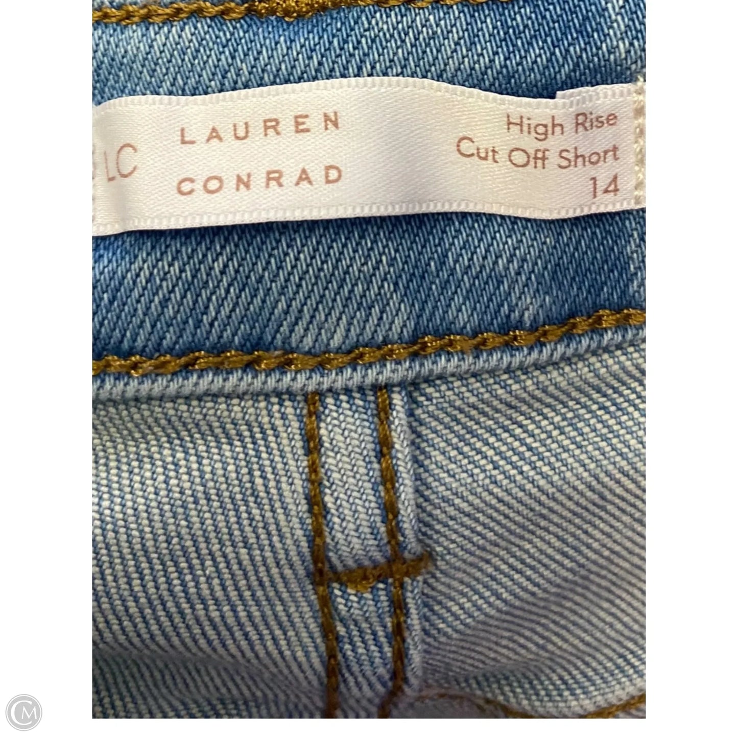 Shorts By Lc Lauren Conrad In Blue Denim, Size: 14