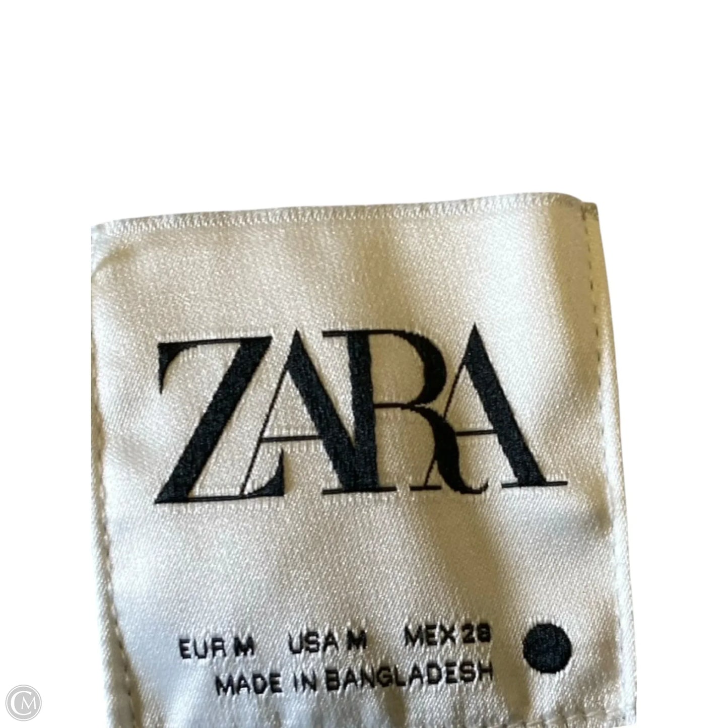 Dress Casual Short By Zara In Blue Denim, Size: M