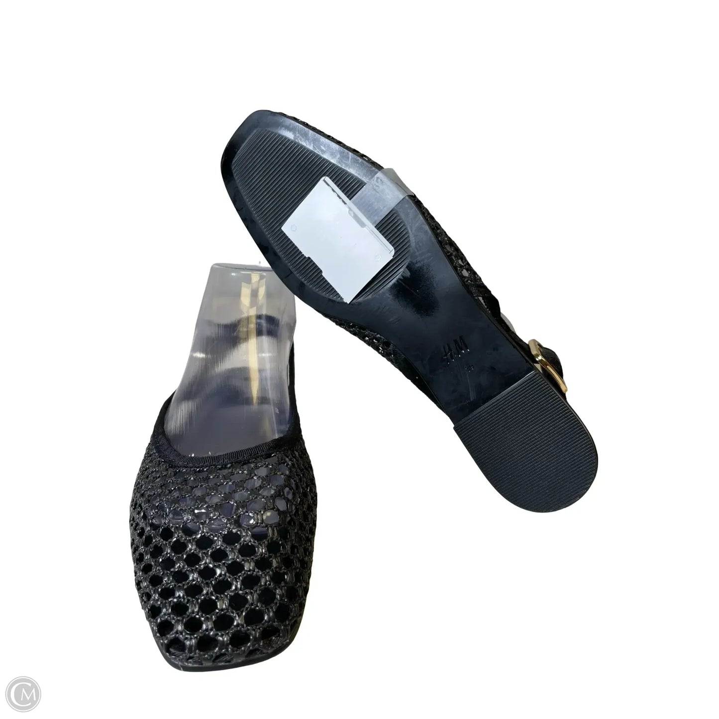 Sandals Flats By H&m In Black, Size: 8