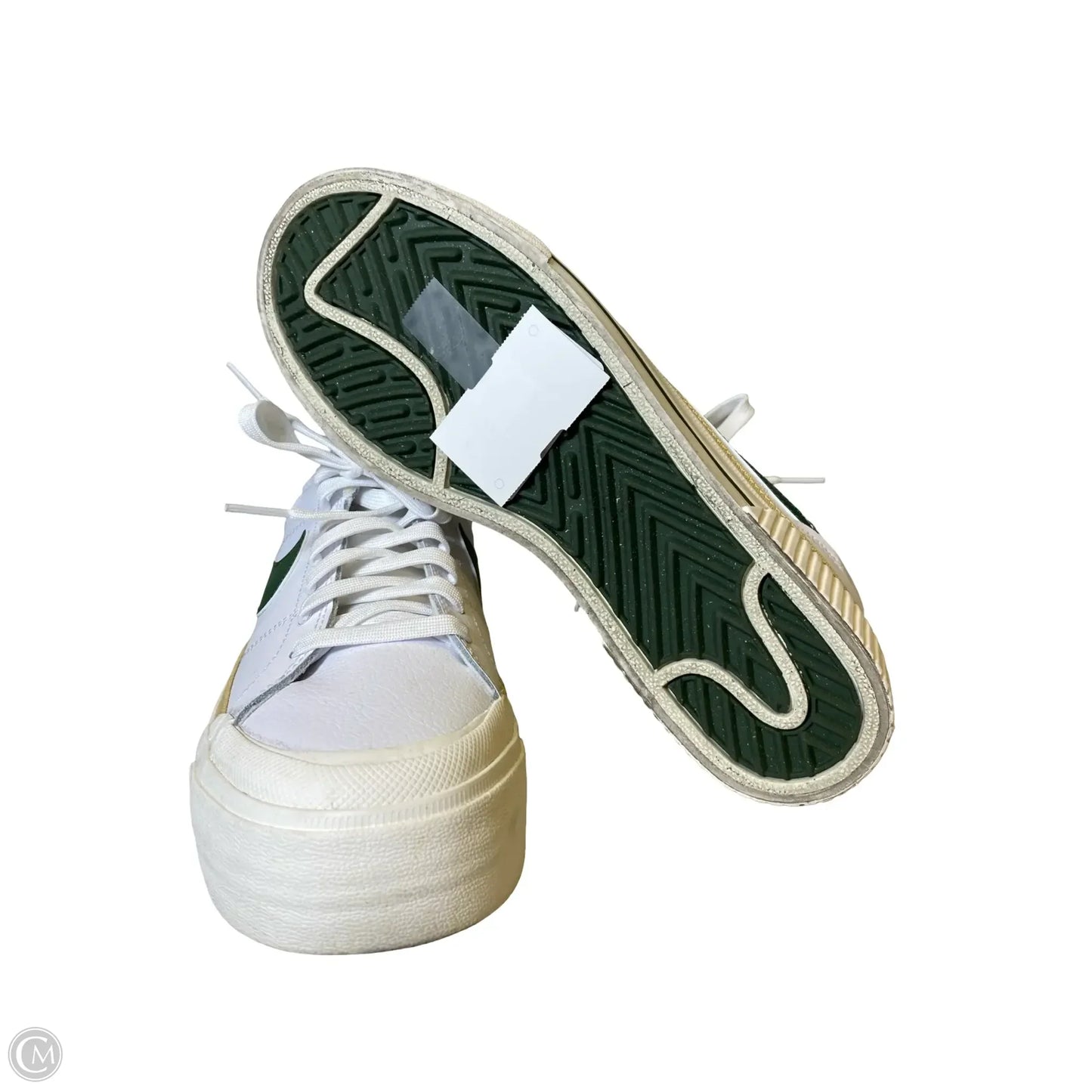 Shoes Athletic By Nike In Green & White, Size: 9