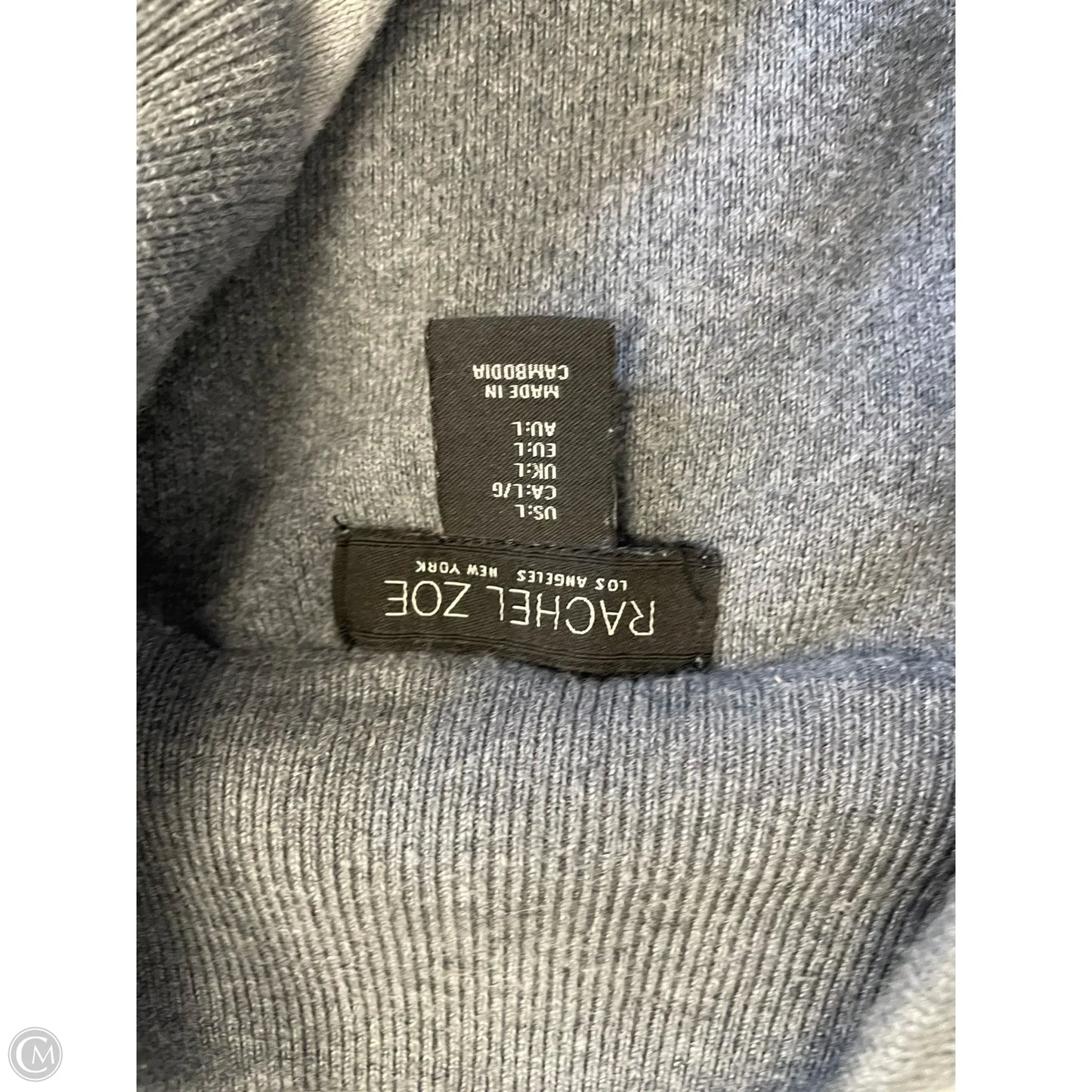 Sweater Cardigan By Rachel Zoe In Grey, Size: L