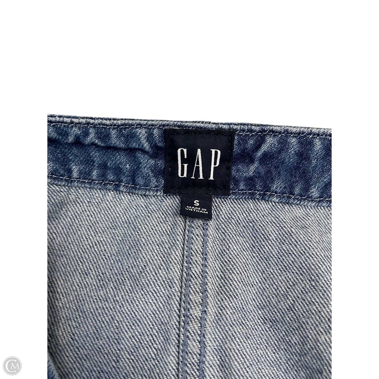 Jacket Denim By Gap In Blue, Size: S