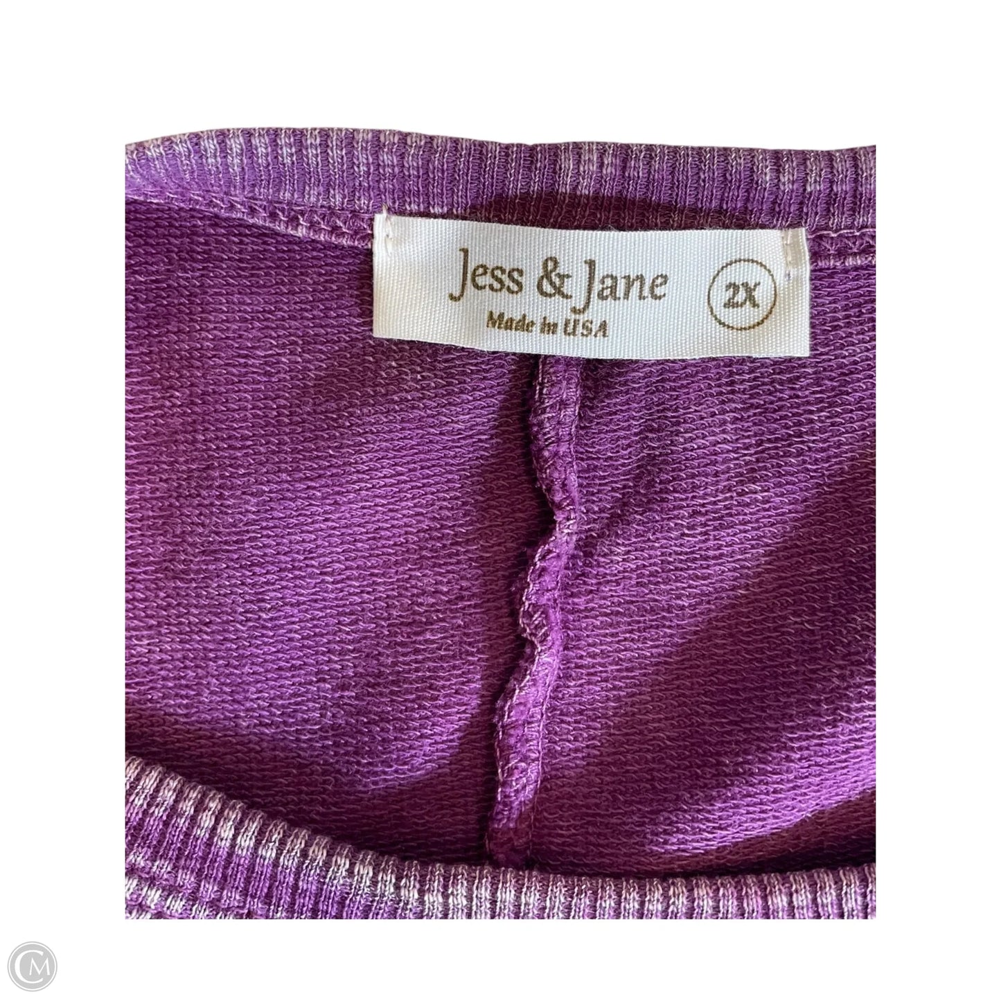 Dress Casual Midi By Jess And Jane In Purple, Size: 2x