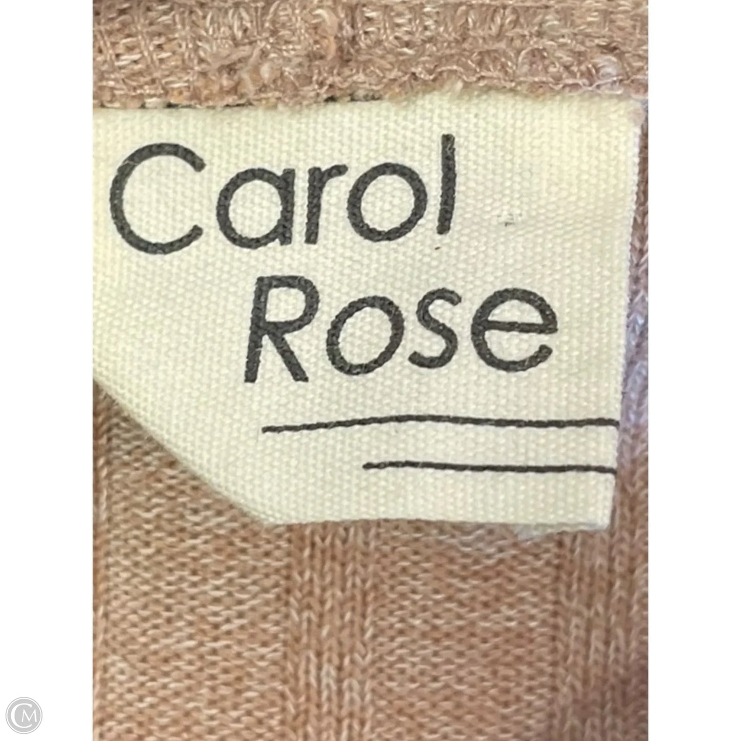 Cardigan By Carol Rose In Pink, Size: L