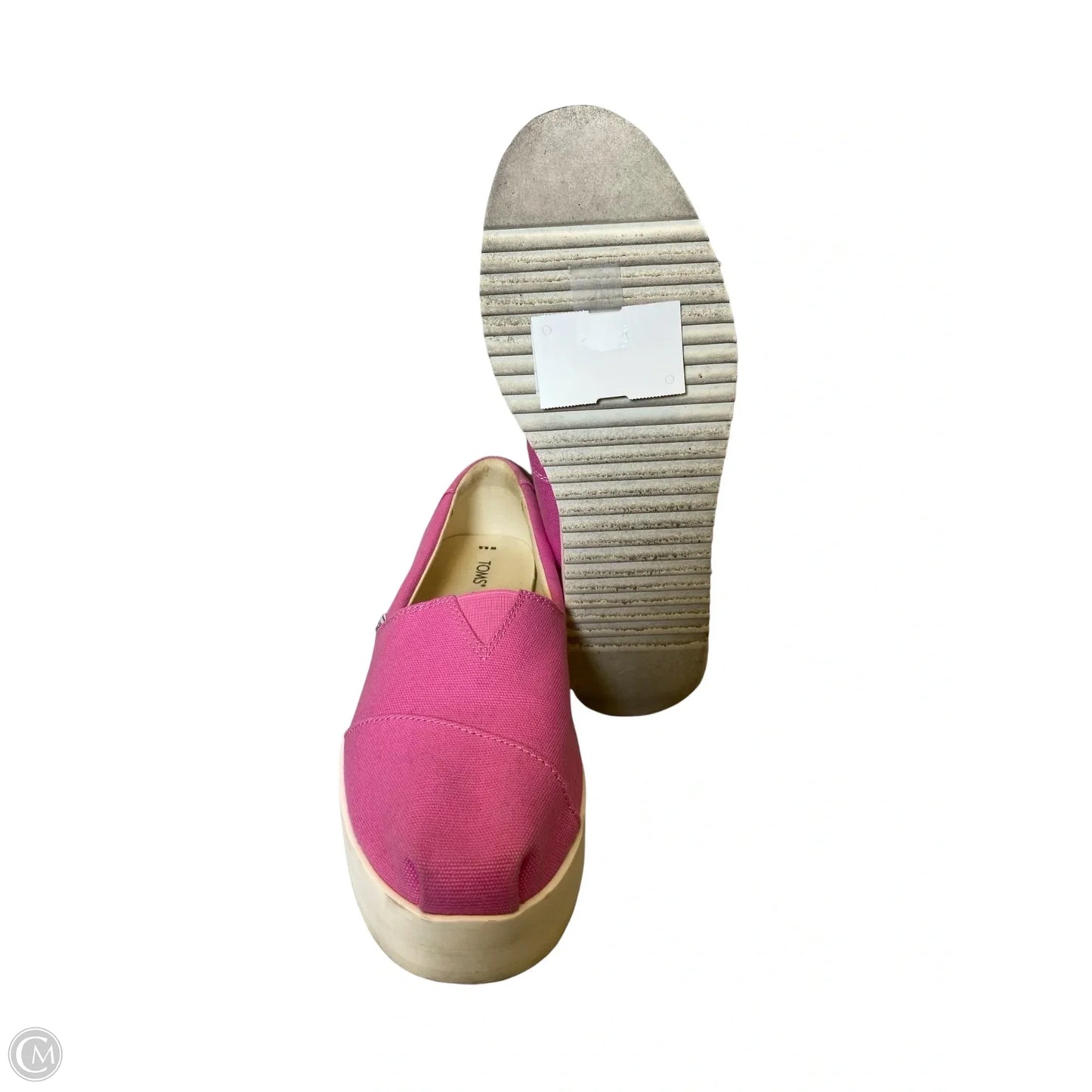 Shoes Heels Platform By Toms In Pink, Size: 8.5