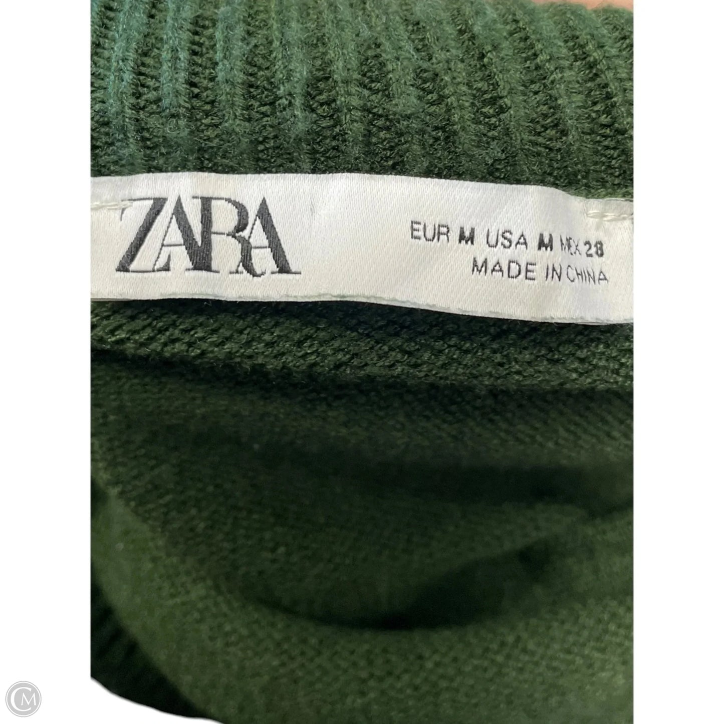 Sweater By Zara In Green, Size: M