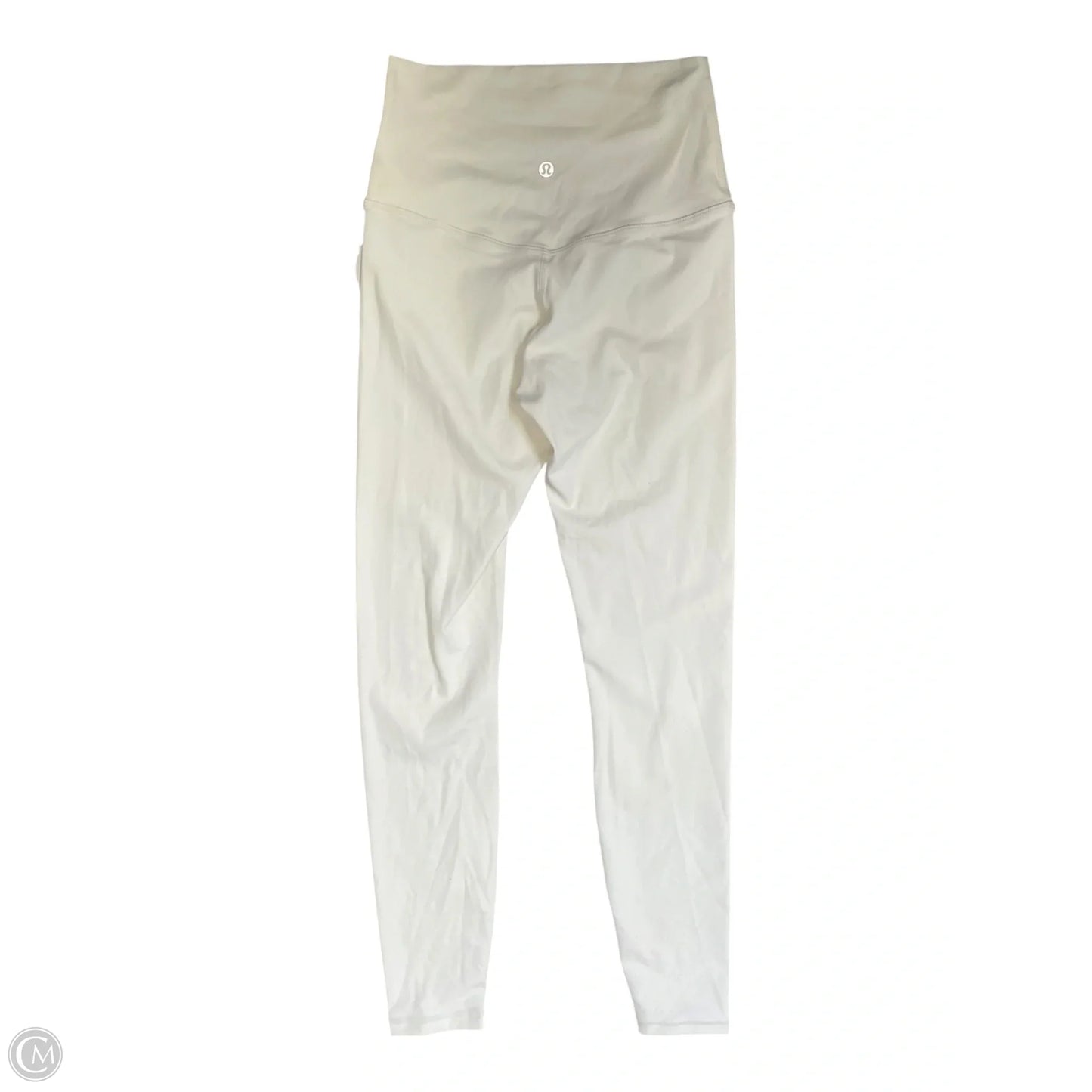 Athletic Leggings By Lululemon In Cream, Size: M