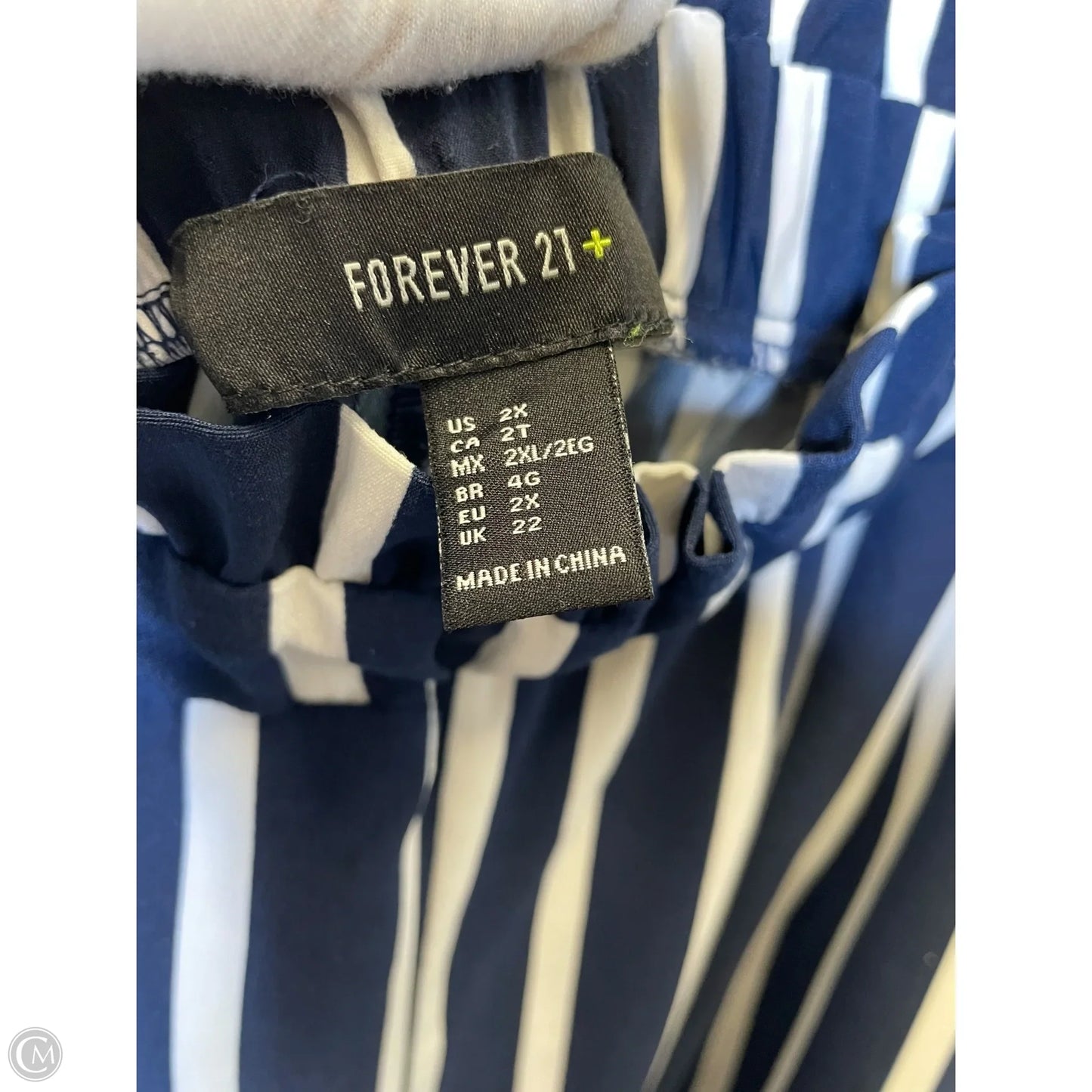 Pants Other By Forever 21 In Striped Pattern, Size: 2x