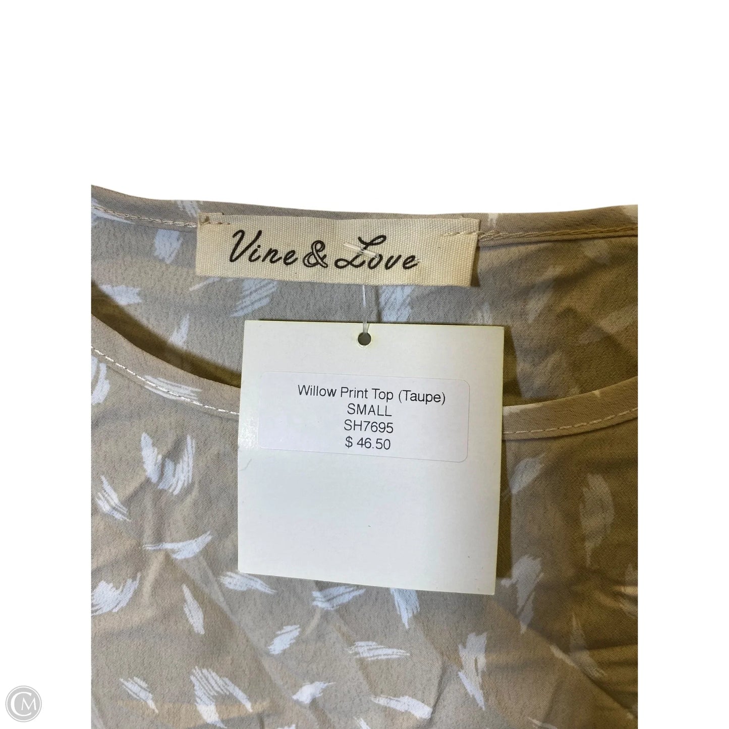 Top Long Sleeve By Clothes Mentor In Beige, Size: S