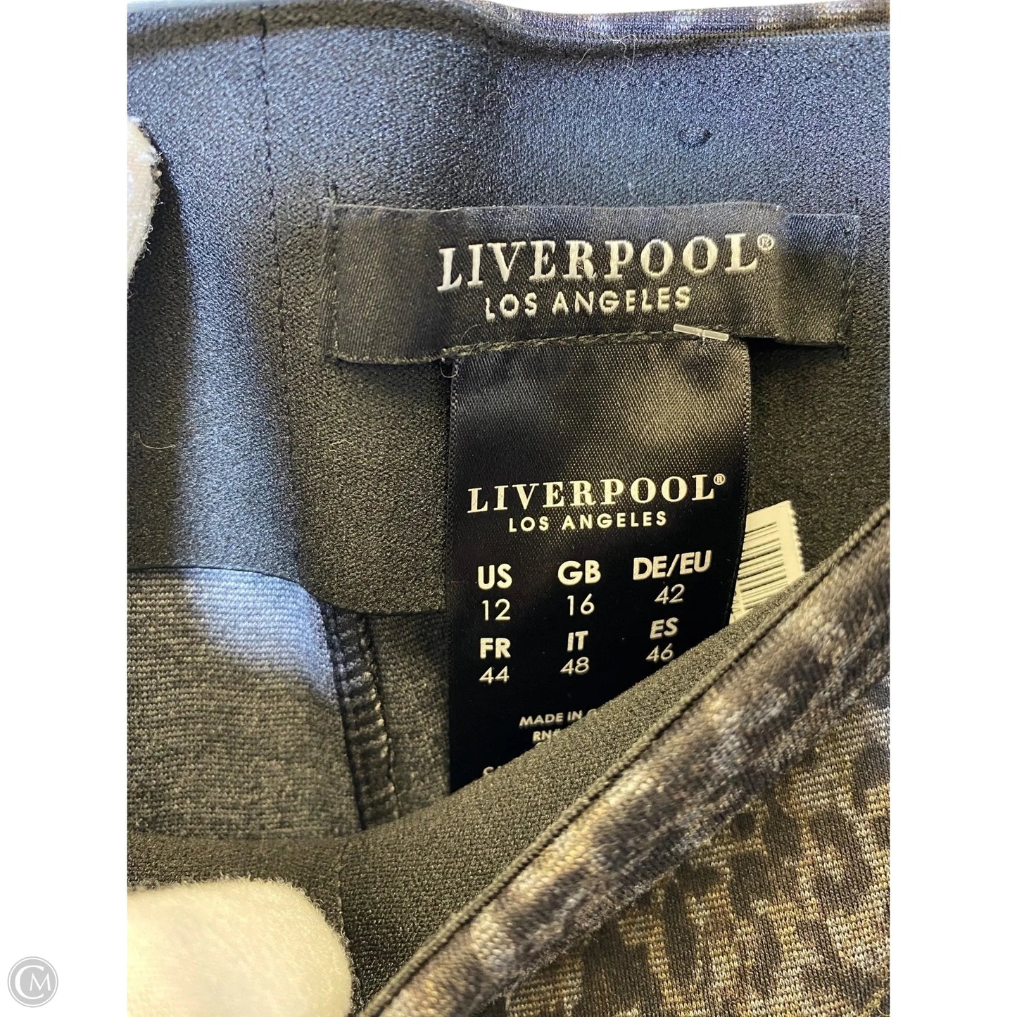 Pants Leggings By Liverpool In Animal Print, Size: 12