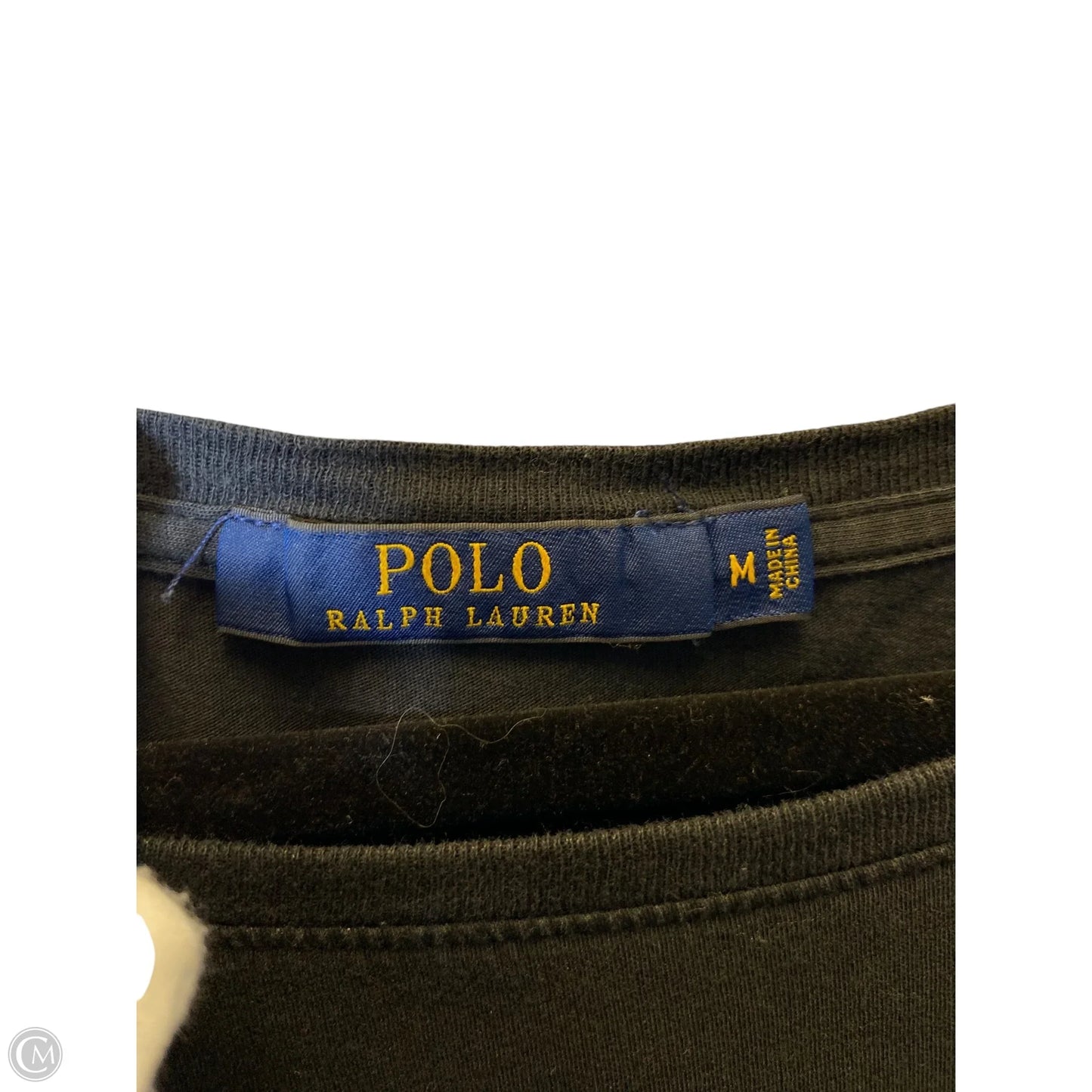 Top Long Sleeve By Polo Ralph Lauren In Black, Size: M