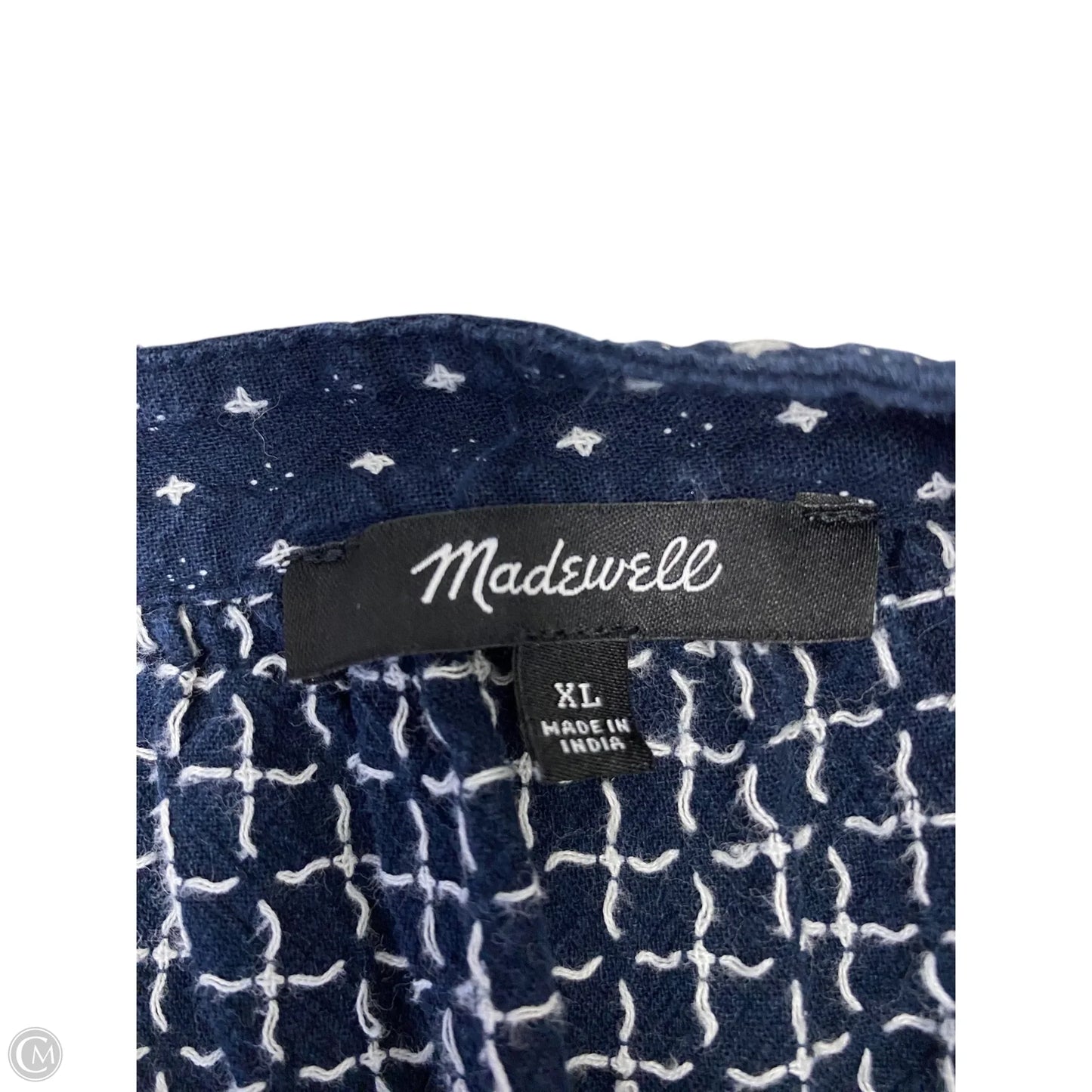 Dress Casual Midi By Madewell In Navy, Size: Xl