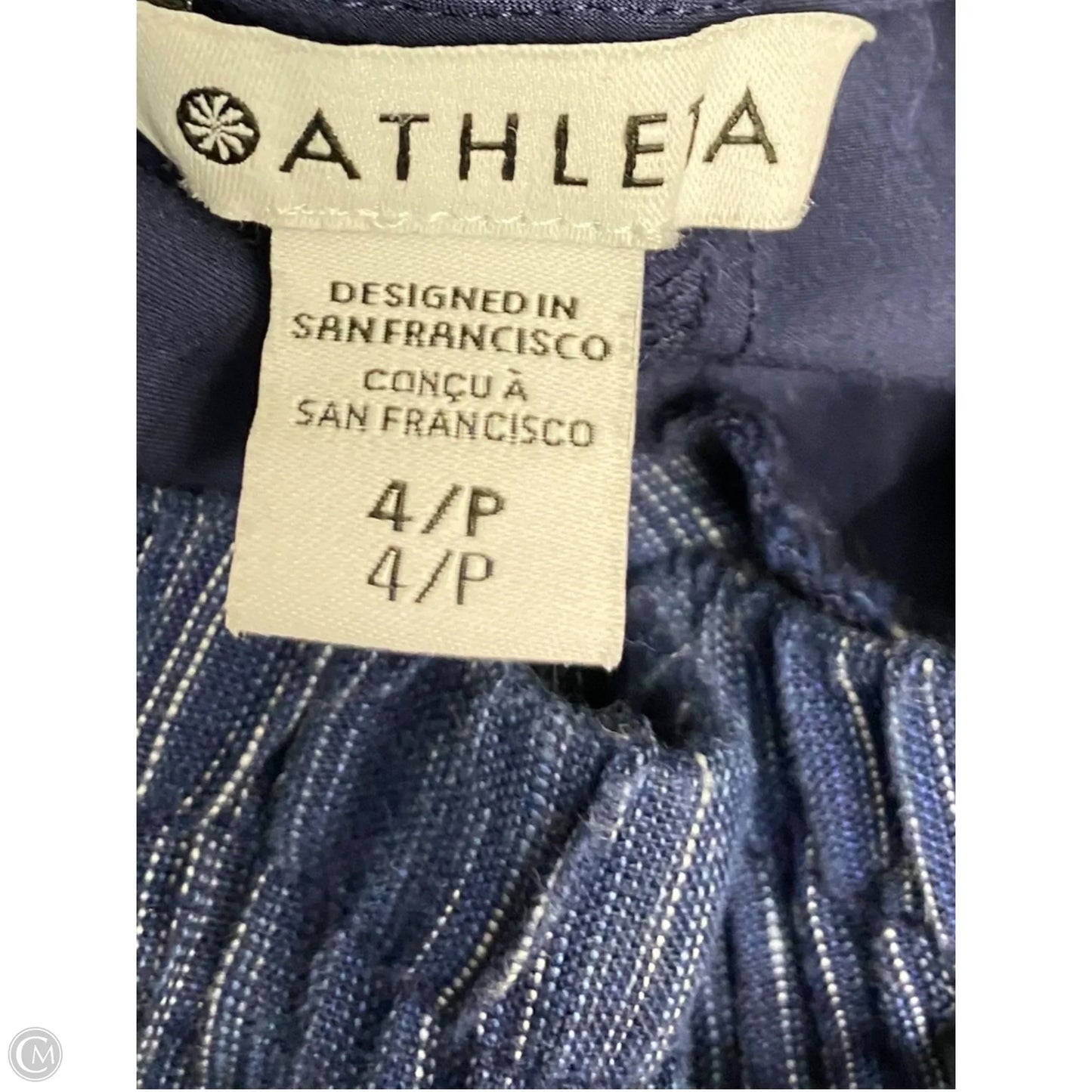 Athletic Pants By Athleta In Navy, Size: 4p