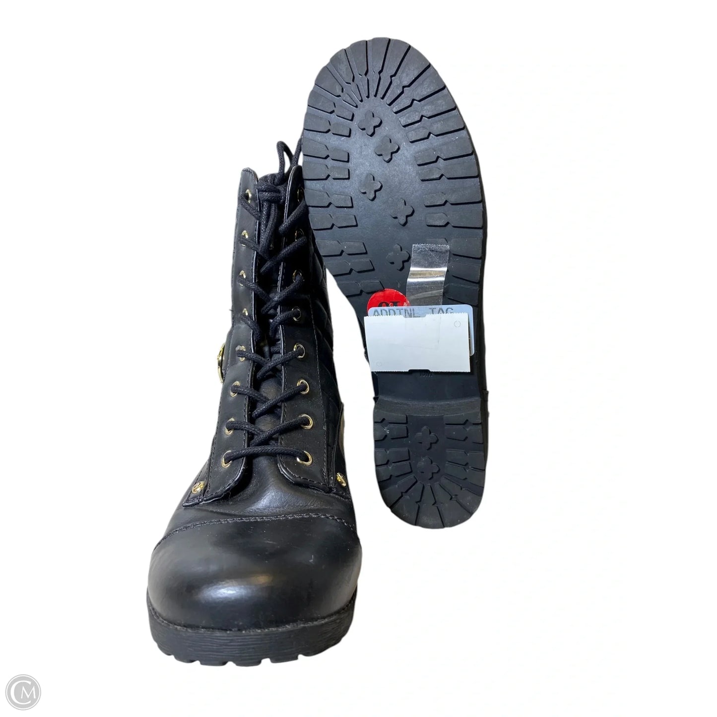 Boots Combat By Guess In Black, Size: 10