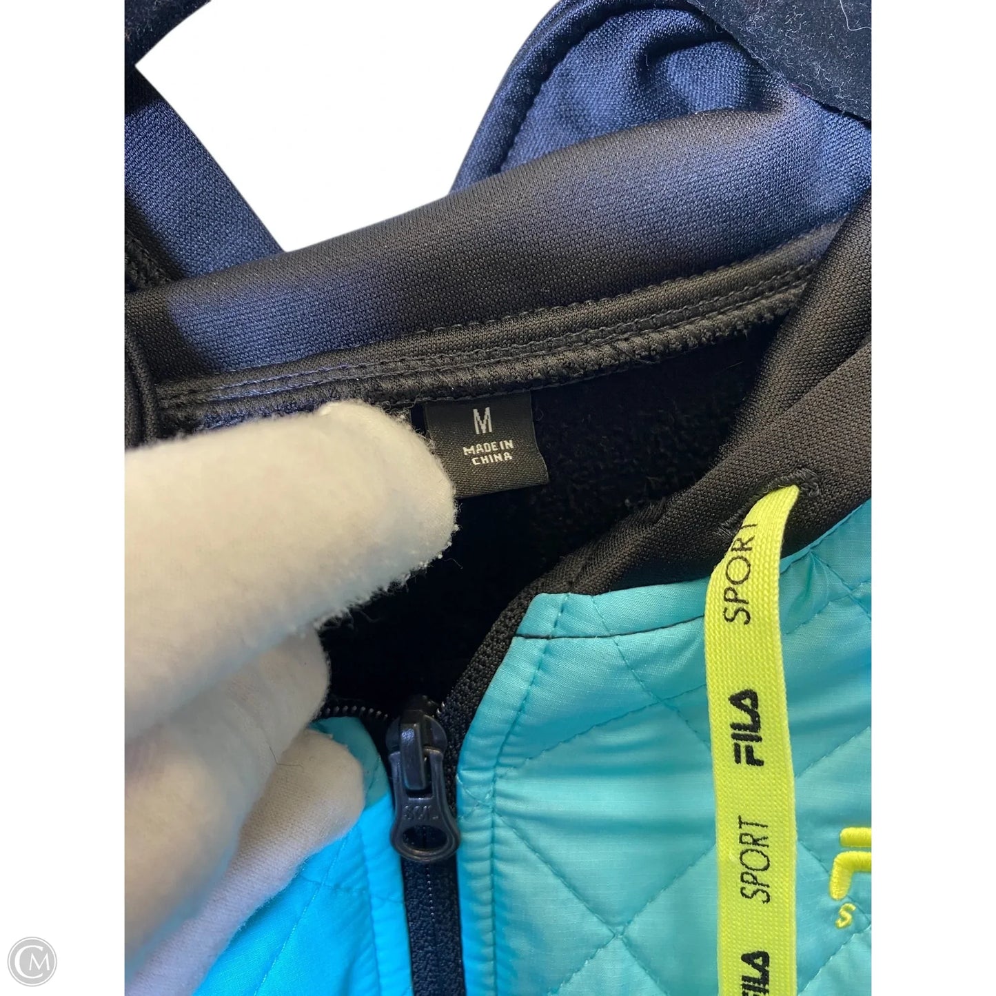 Athletic Jacket By Fila In Multi-colored, Size: M