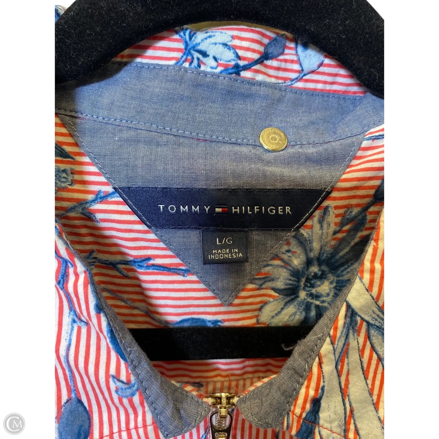 Top Long Sleeve By Tommy Hilfiger In Multi-colored, Size: L