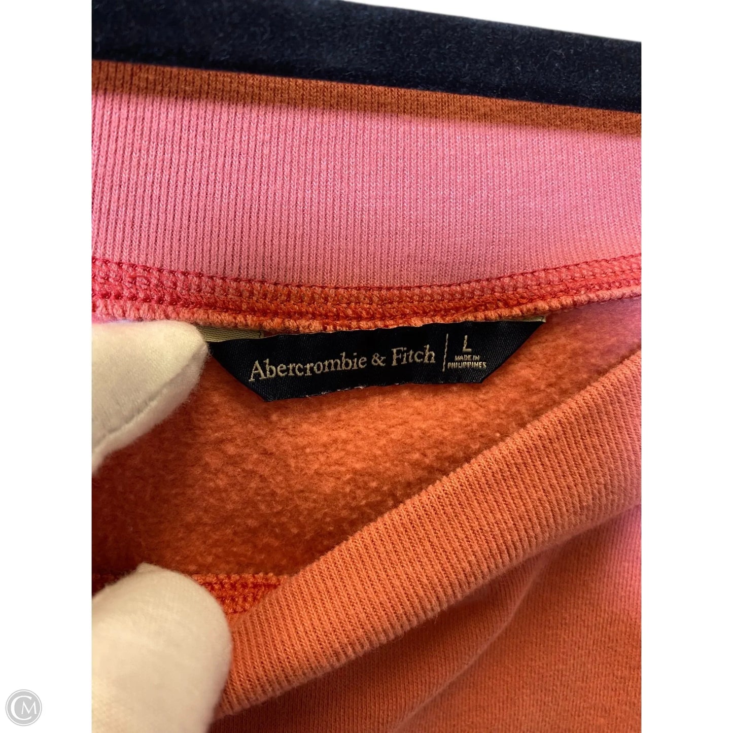 Sweater By Abercrombie And Fitch In Coral, Size: L