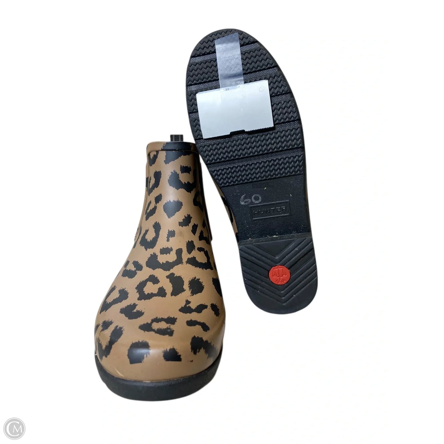 Boots Rain By Hunter In Animal Print, Size: 8