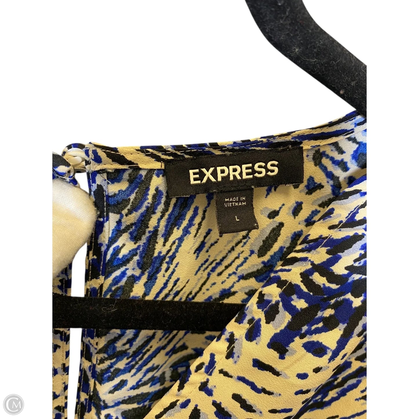 Dress Casual Maxi By Express In Multi-colored, Size: L