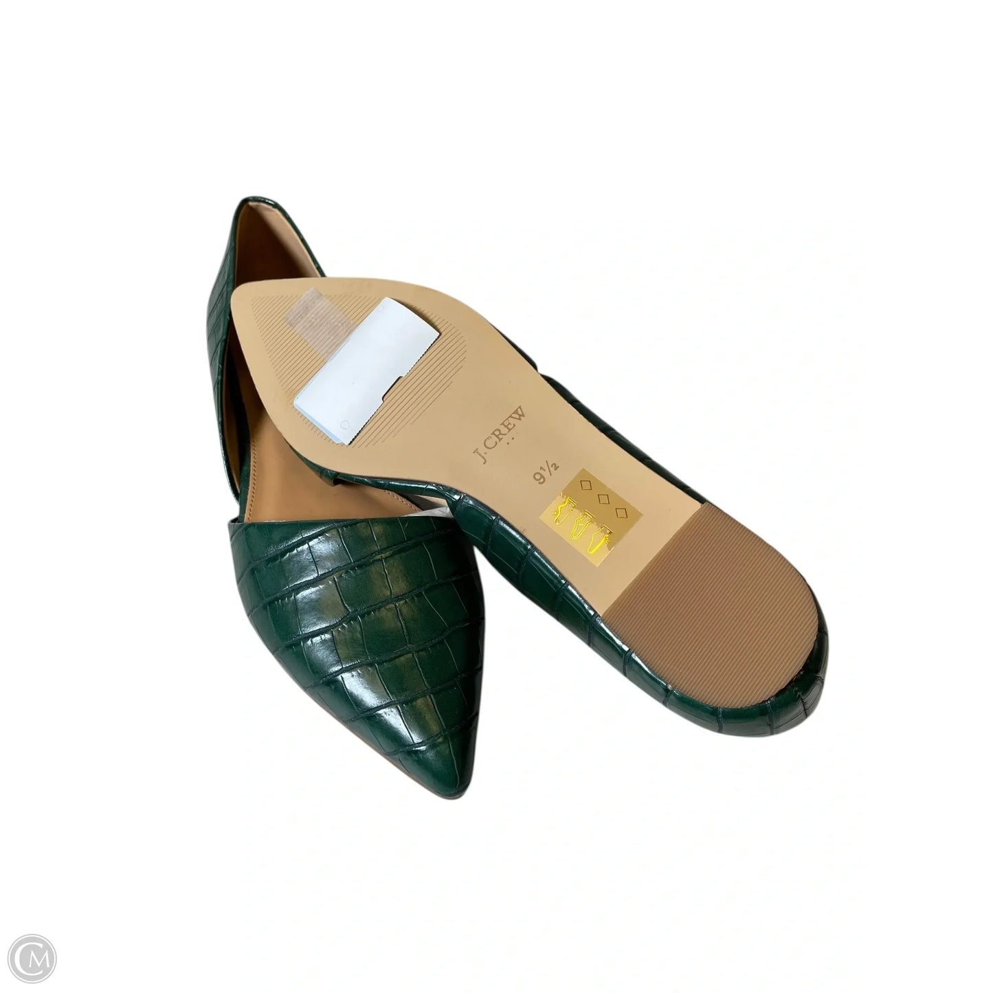 Shoes Flats By J. Crew In Green, Size: 9.5