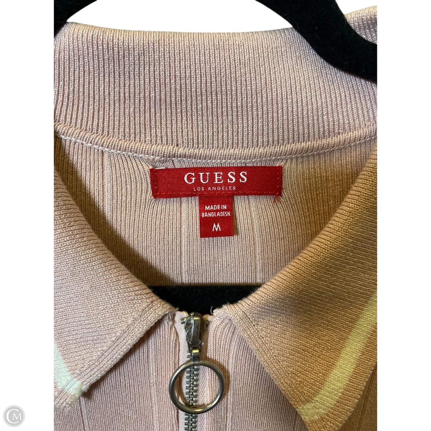 Dress Casual Midi By Guess In Pink, Size: M