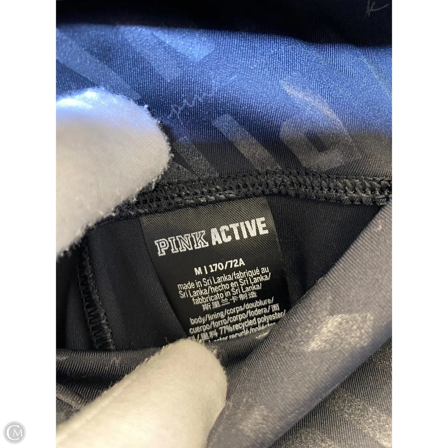 Athletic Leggings By Pink In Black, Size: M