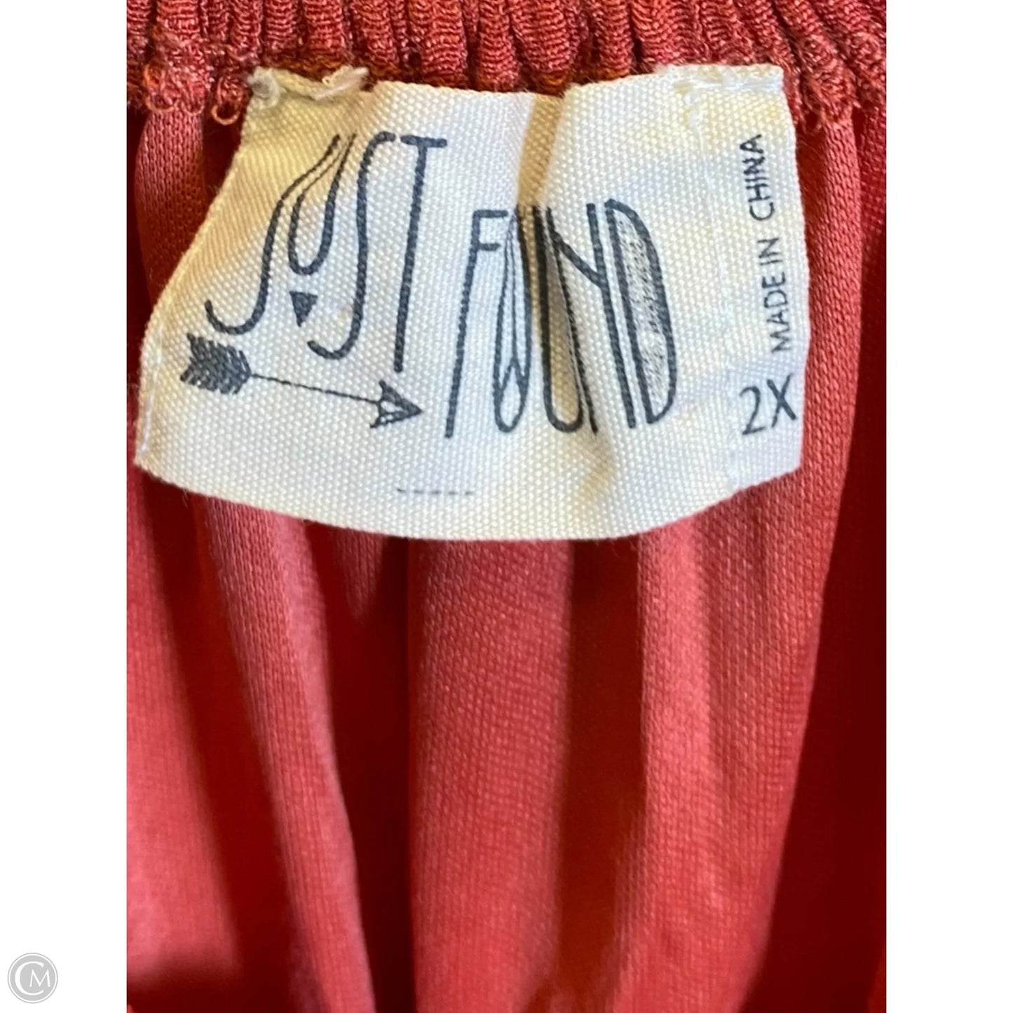 Dress Casual Midi By Clothes Mentor In Orange, Size: 2x