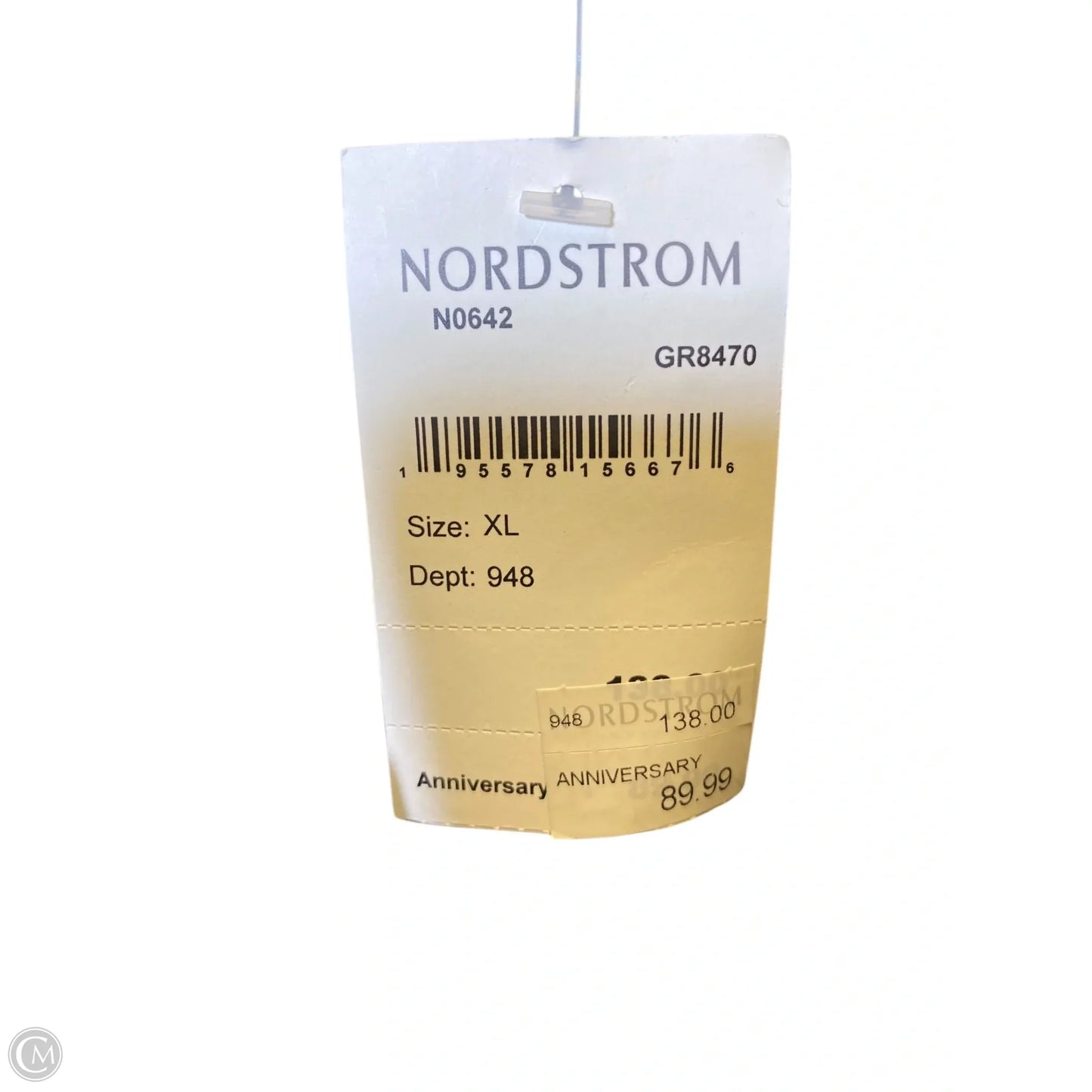 Top Long Sleeve By Madewell In Green, Size: Xl